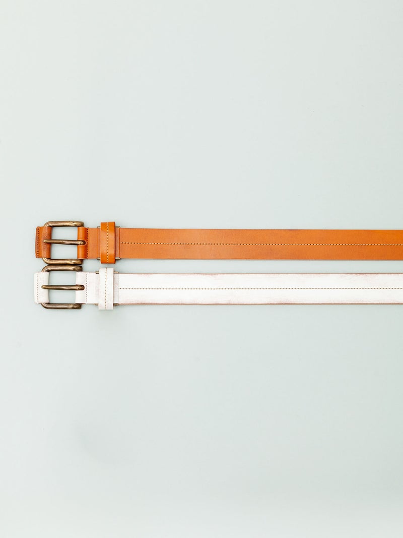 【AVIREX】CENTER STITCH COW LEATHER BELT〔LIMITED〕