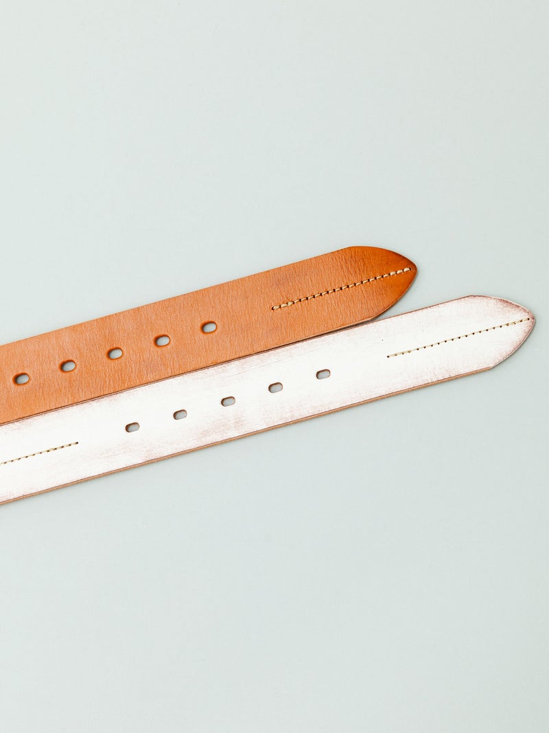 【AVIREX】CENTER STITCH COW LEATHER BELT〔LIMITED〕