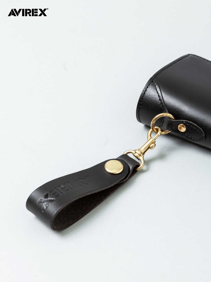 【AVIREX】“FAHNE2” L-SHAPE ZIP MIDDLE WALLET AX9301 ∴