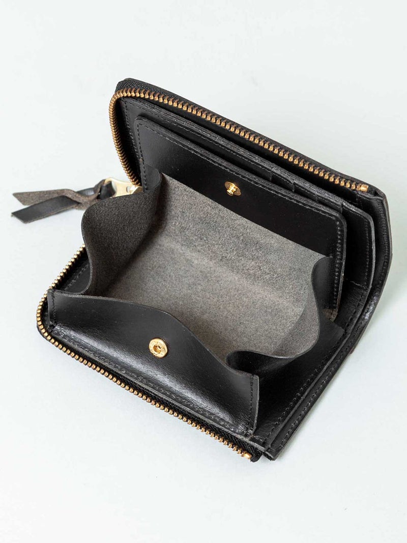 【AVIREX】“FAHNE2” L-SHAPE ZIP MIDDLE WALLET AX9301 ∴