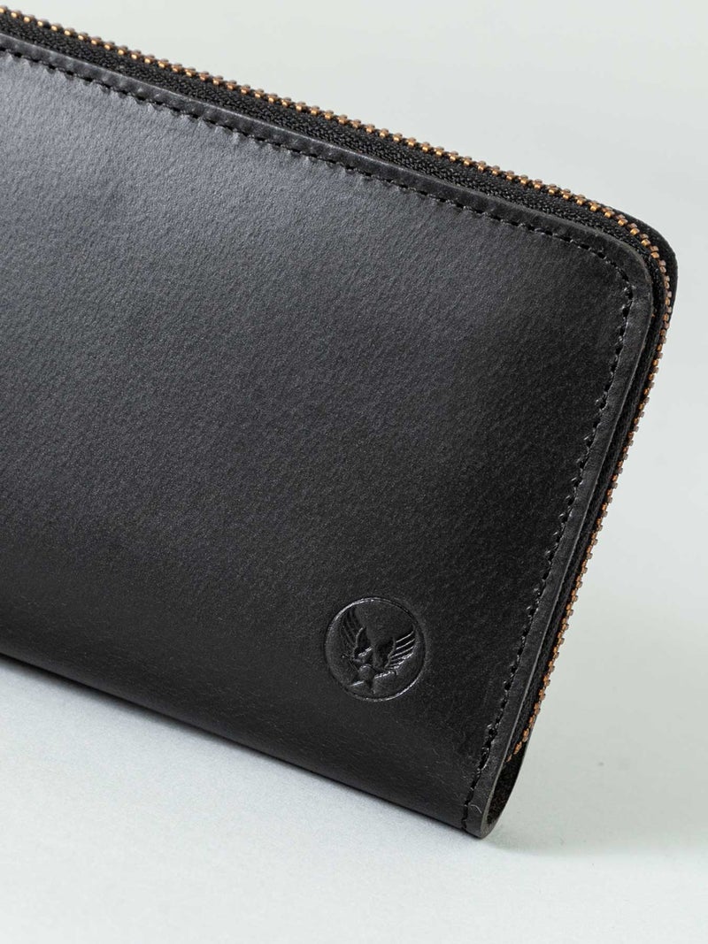 【AVIREX】“FAHNE2” ROUND ZIP LONG WALLET AX9302 ∴