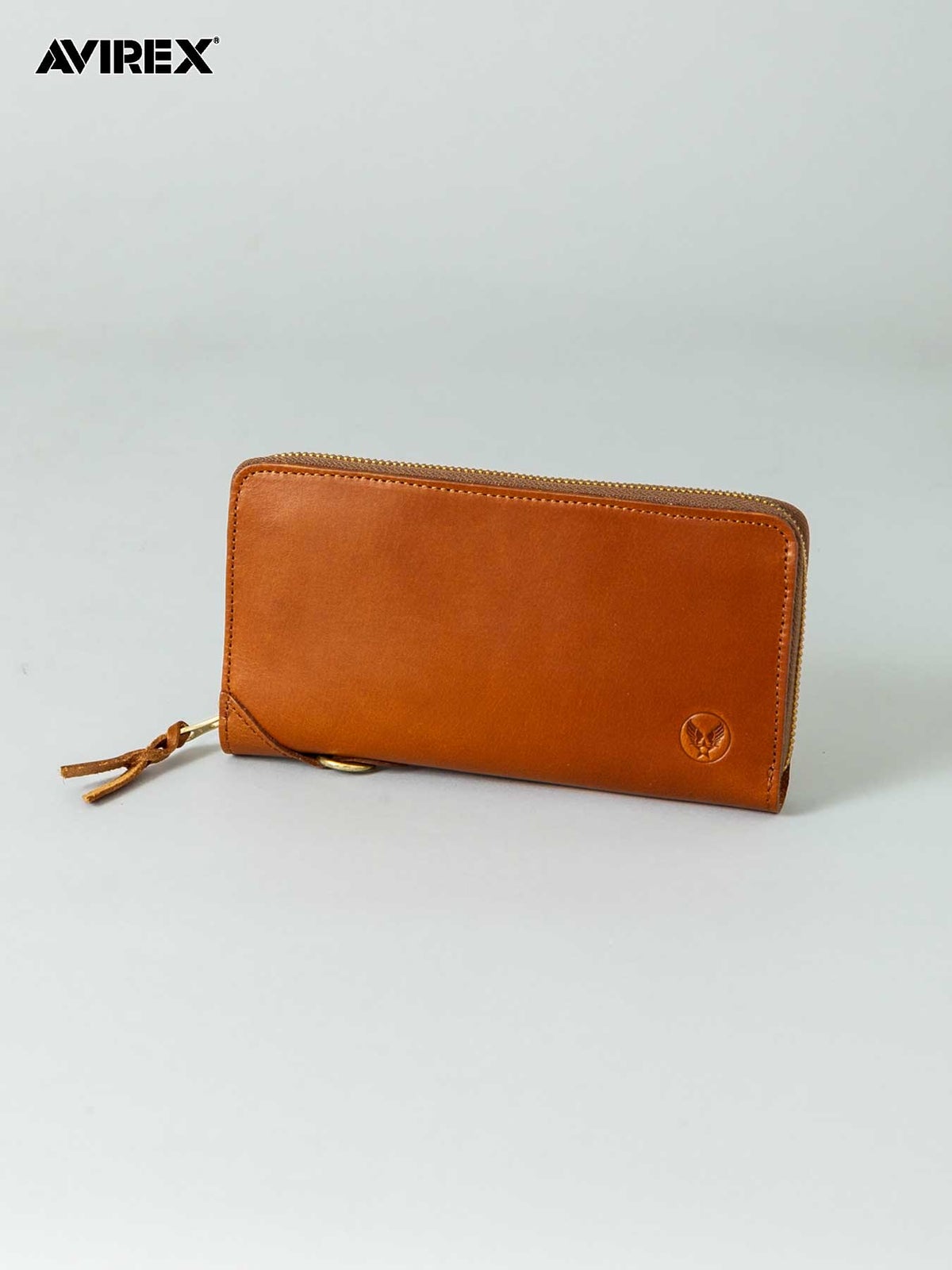 【AVIREX】“FAHNE2” ROUND ZIP LONG WALLET AX9302 ∴
