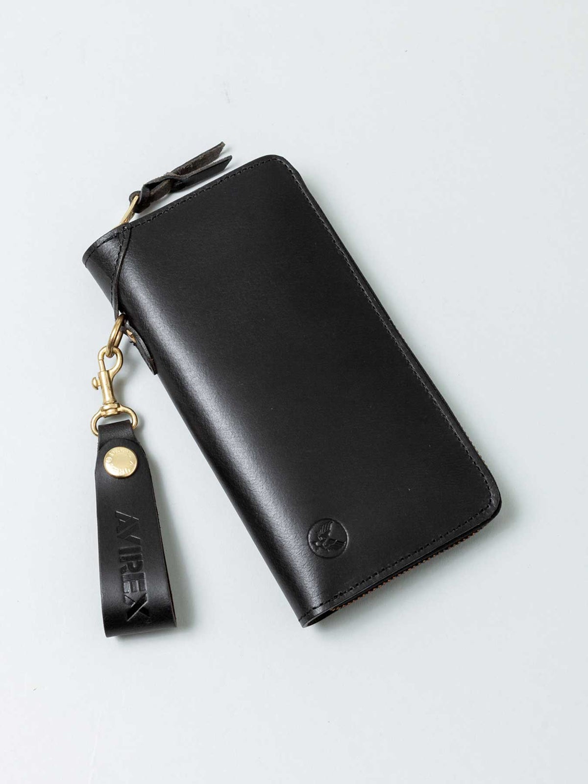 【AVIREX】“FAHNE2” ROUND ZIP LONG WALLET AX9302 ∴
