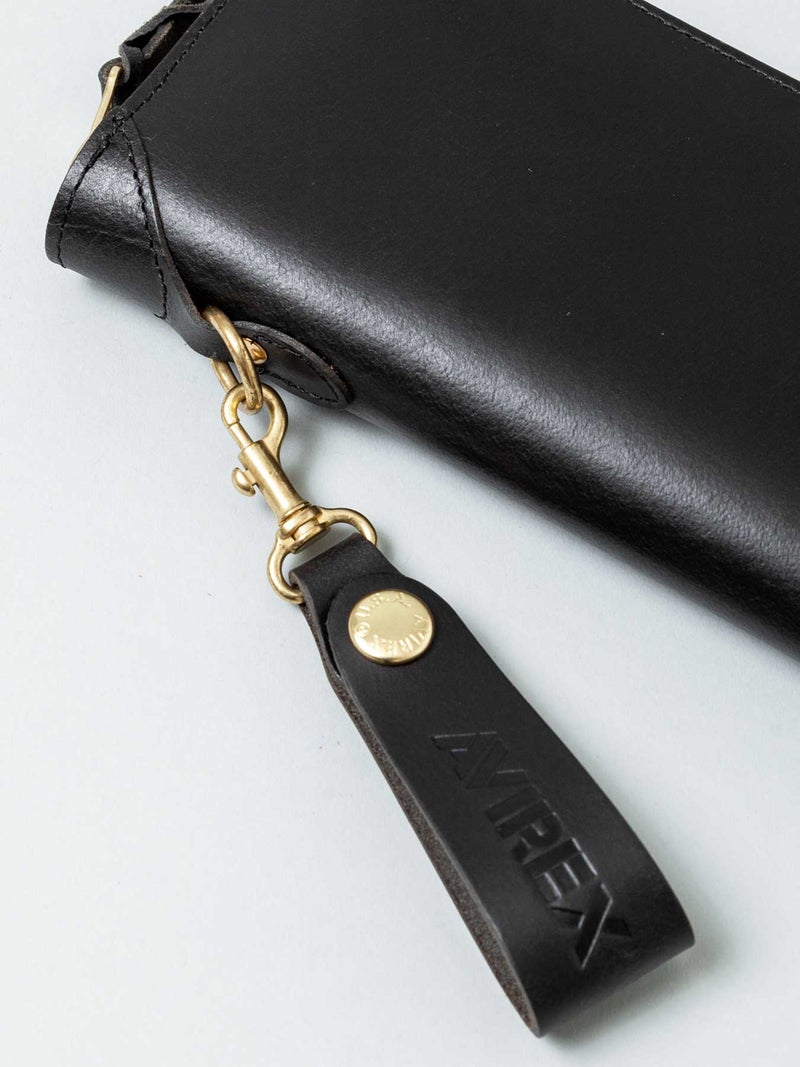 【AVIREX】“FAHNE2” ROUND ZIP LONG WALLET AX9302 ∴