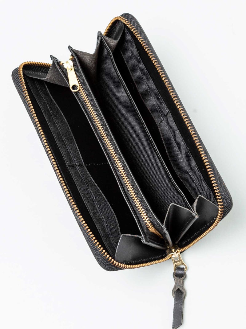 【AVIREX】“FAHNE2” ROUND ZIP LONG WALLET AX9302 ∴