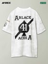 【AVIREX】“BLACK ACES”PRINT S/S FATIGUE T-SHIRT〔LIMITED〕