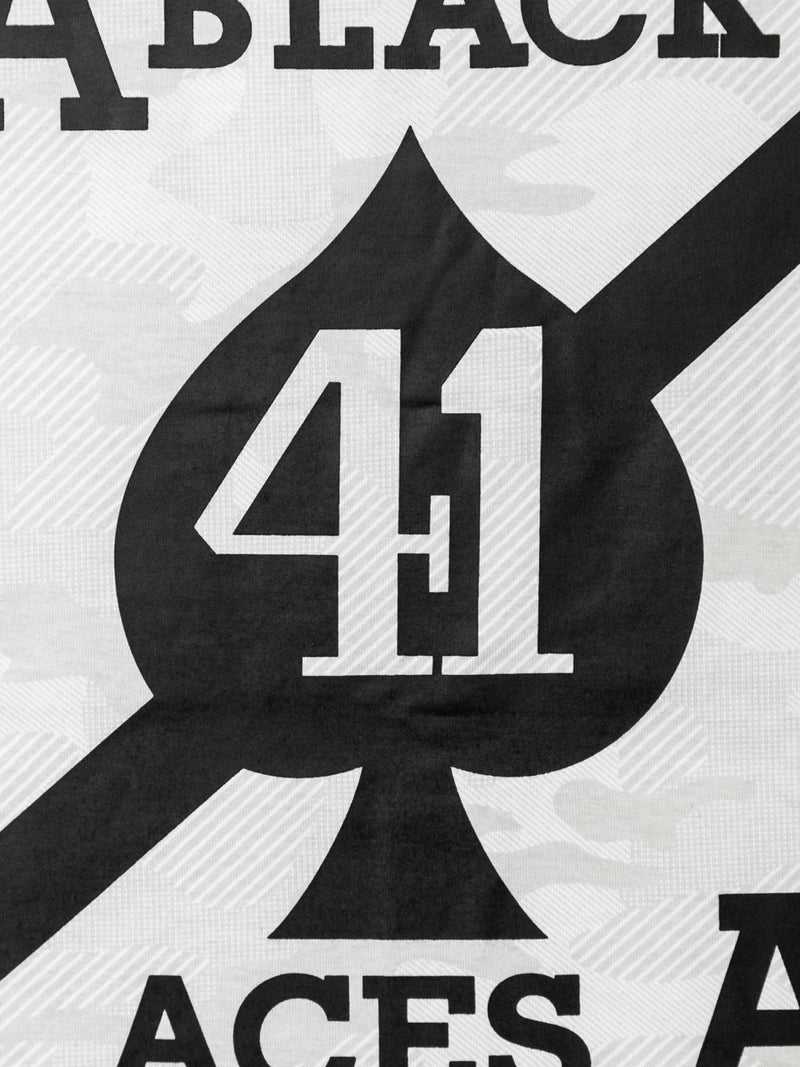 【AVIREX】“BLACK ACES”PRINT S/S FATIGUE T-SHIRT〔LIMITED〕