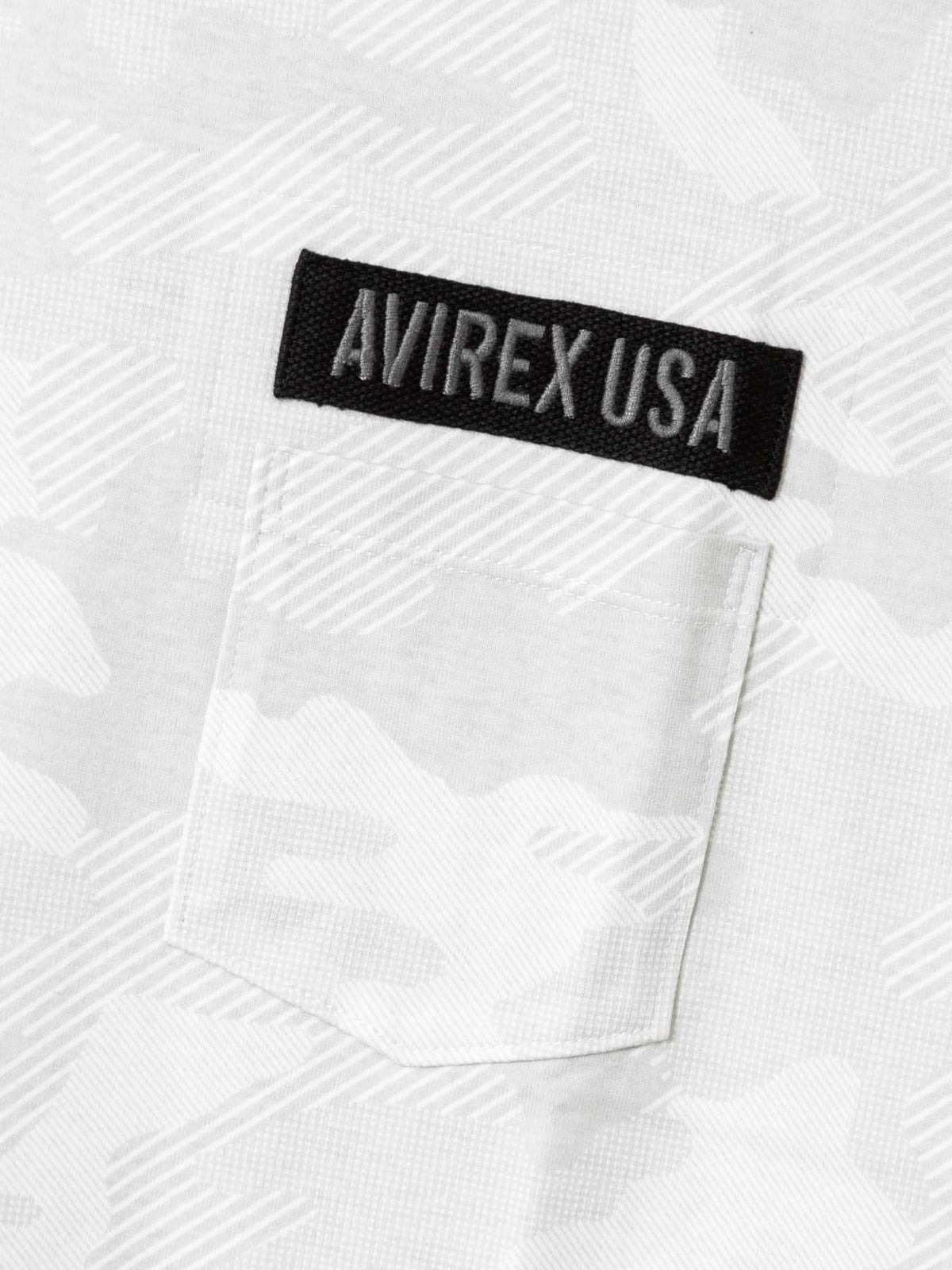 【AVIREX】“BLACK ACES”PRINT S/S FATIGUE T-SHIRT〔LIMITED〕