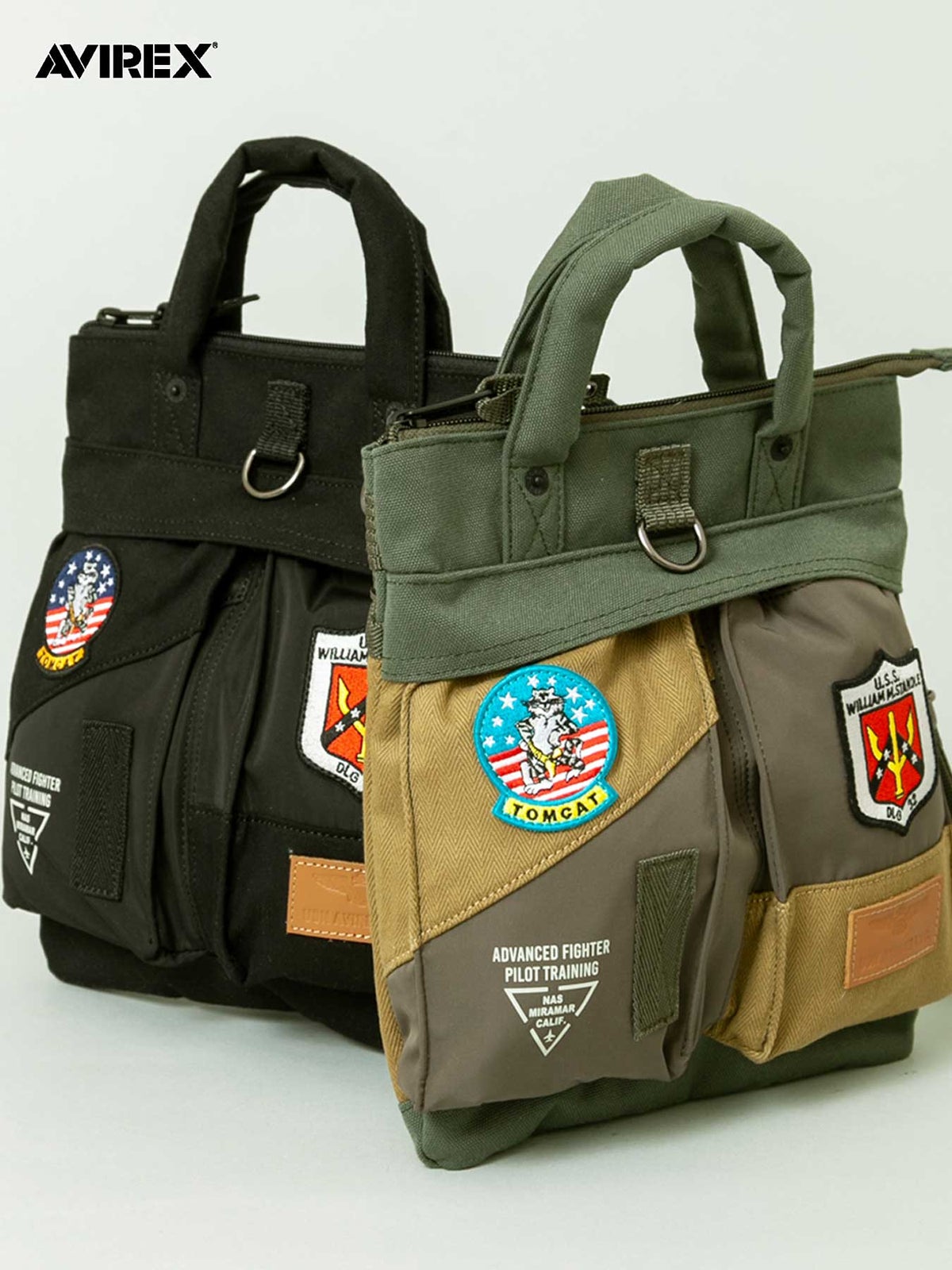 【AVIREX】“TOPGUN”MINI HELMET BAG AVX3528J ∴
