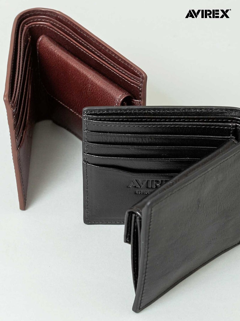 【AVIREX】“BEIDE” FOLDED WALLET AX9100 ◇ ∴