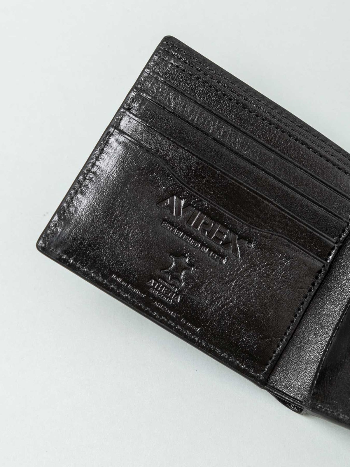 【AVIREX】“BEIDE” FOLDED WALLET AX9100 ◇ ∴