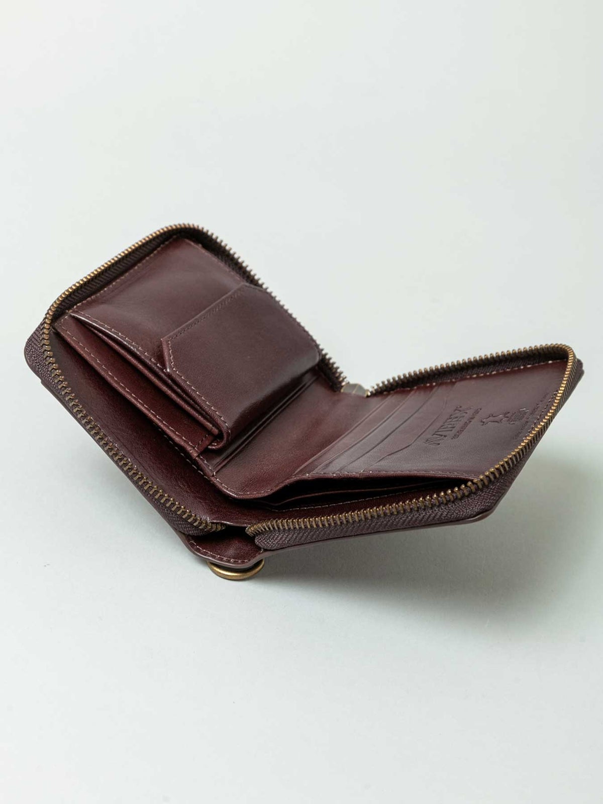 【AVIREX】“BEIDE” ROUND ZIP MIDDLE WALLET AX9101 ◇ ∴