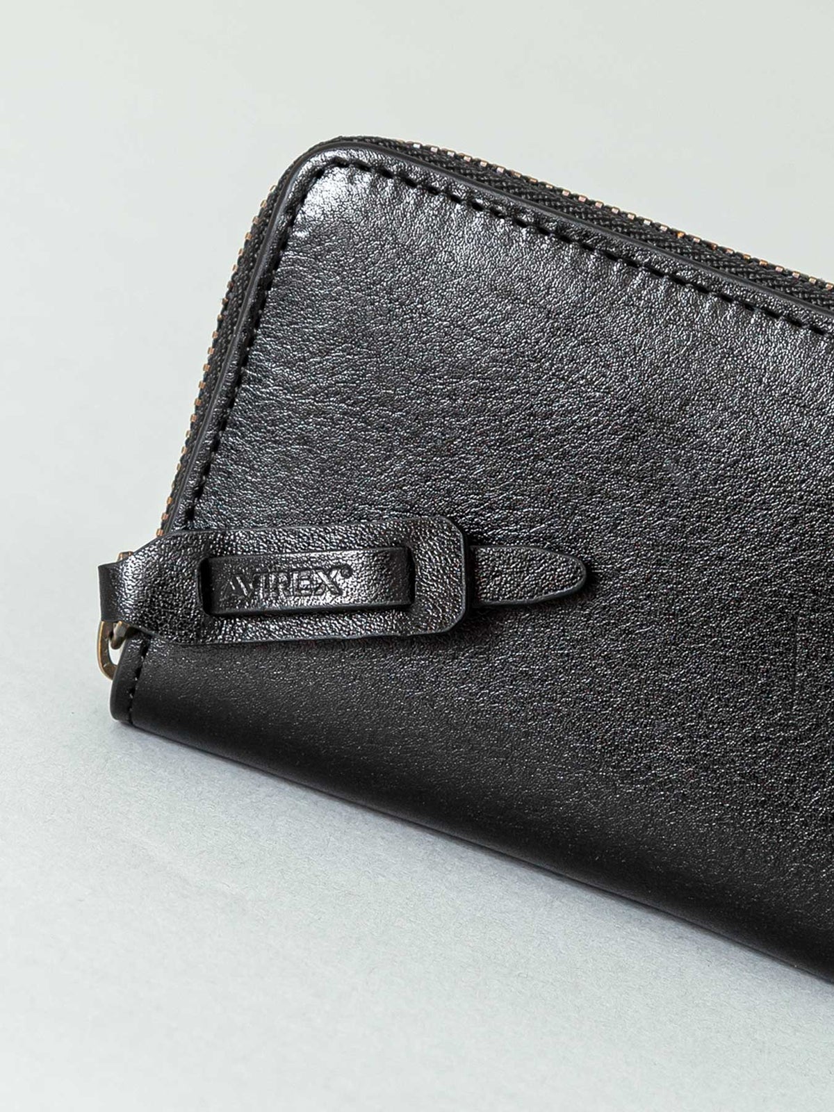 【AVIREX】“BEIDE” ROUND ZIP MINI WALLET AX9104 ◇ ∴