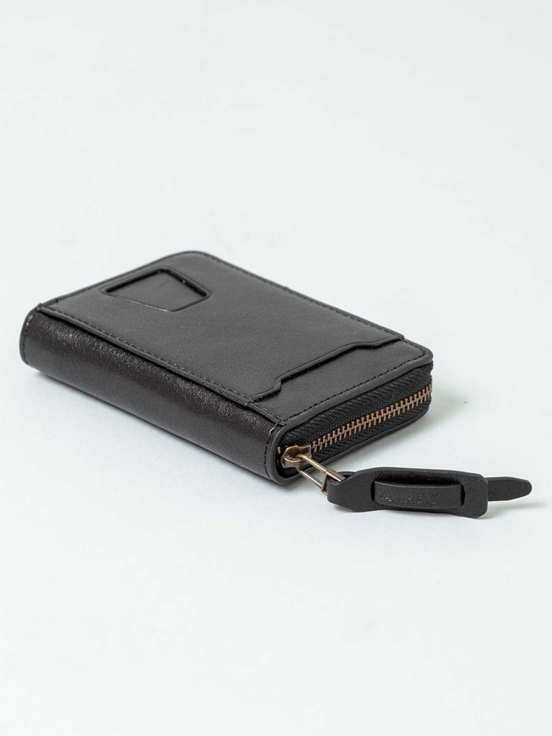 【AVIREX】“BEIDE” ROUND ZIP MINI WALLET AX9104 ◇ ∴