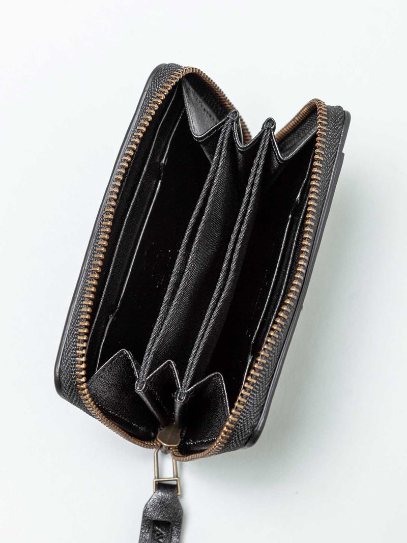 【AVIREX】“BEIDE” ROUND ZIP MINI WALLET AX9104 ◇ ∴
