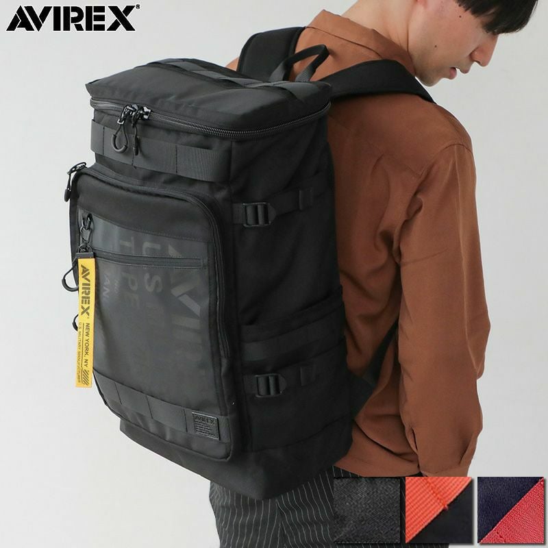 AVIREX】LARGE CAPACITY BOX BACKPACK AVX598 ∴ | 流儀圧搾 ONLINE