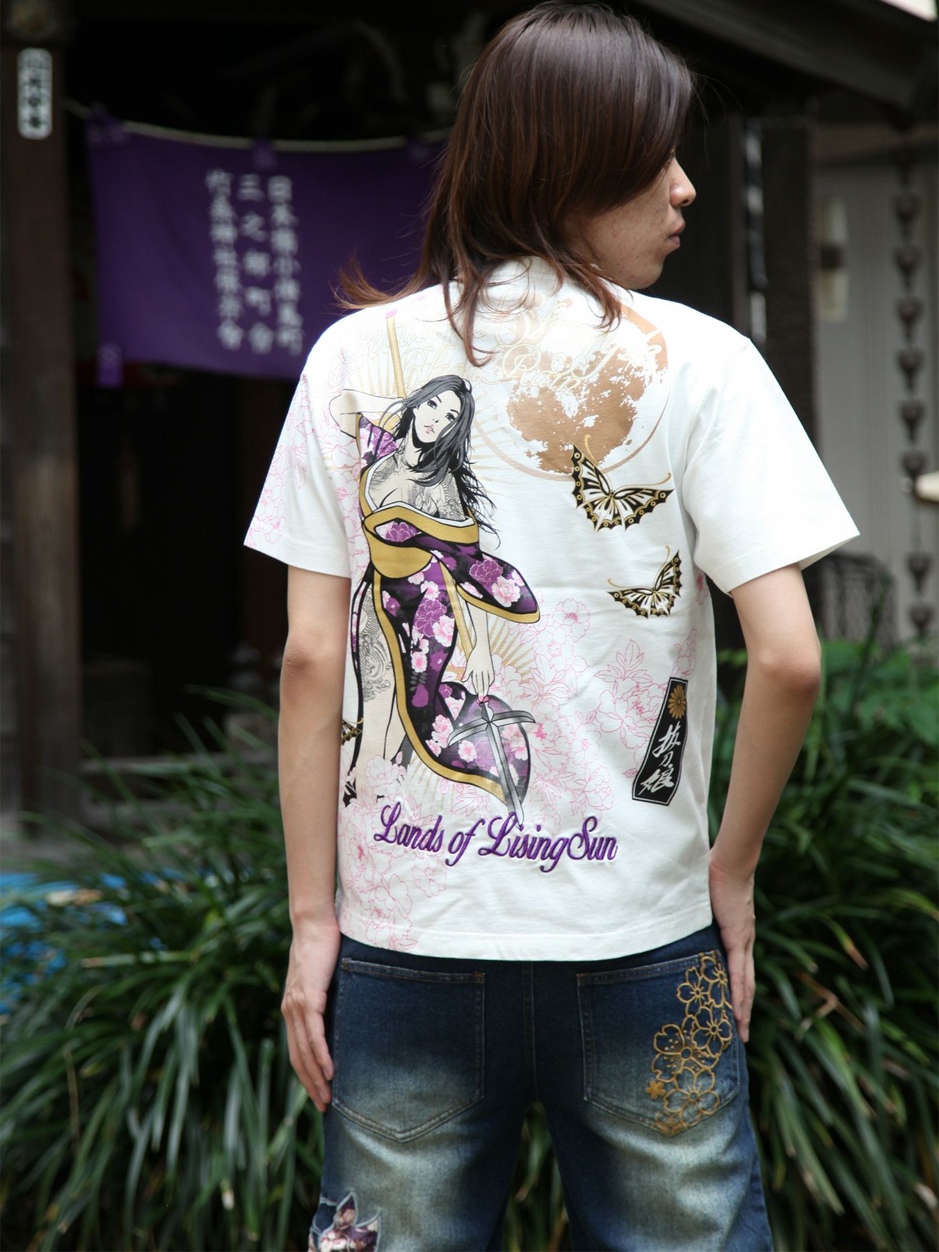 ≪20%OFF≫【抜刀娘】“結愛×十字槍”プリントTシャツ≪返品・取寄対応