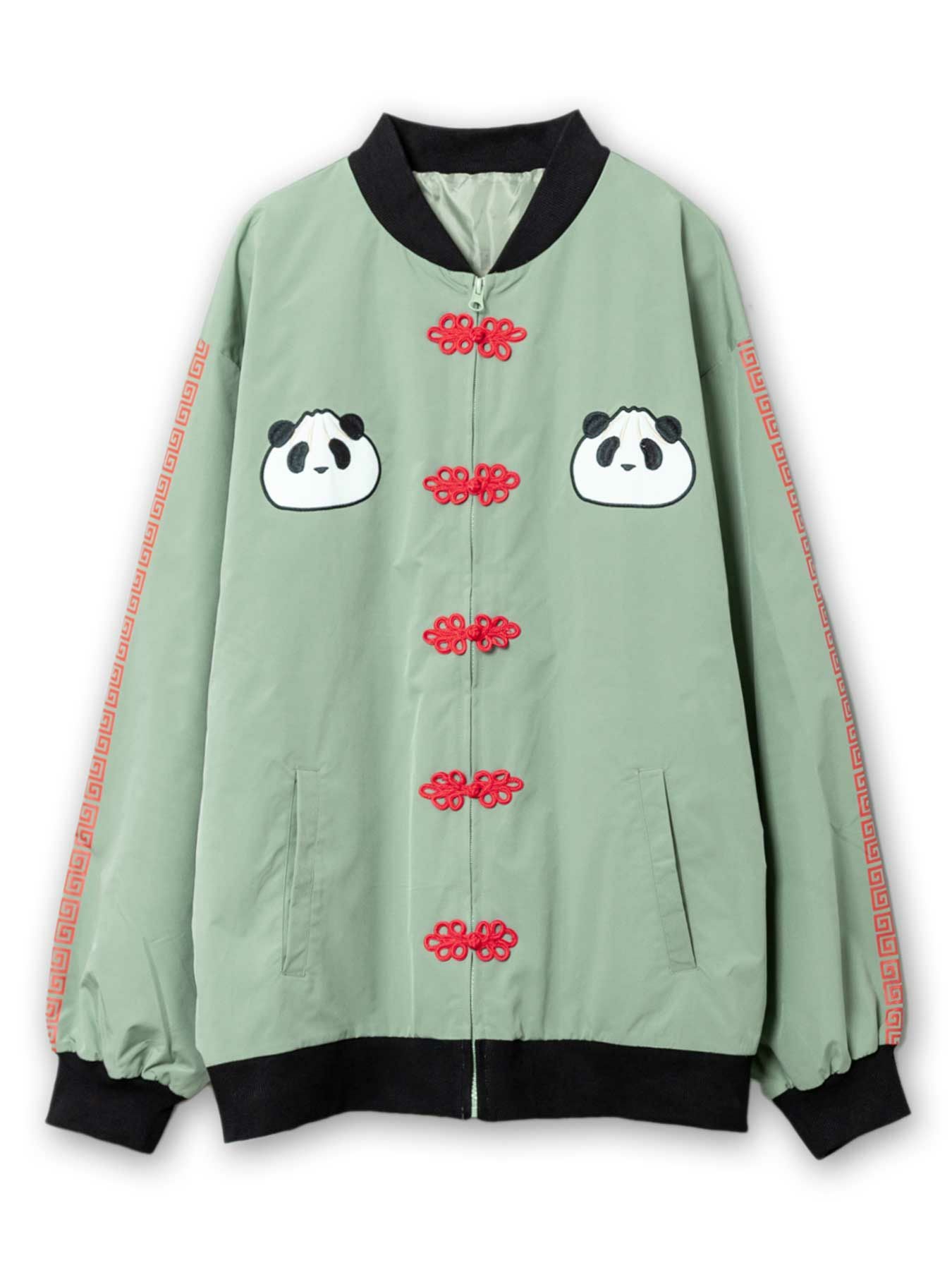 PANDIESTA JAPAN】“中華風パンダさん”BIGシルエットMA-1ジャケット