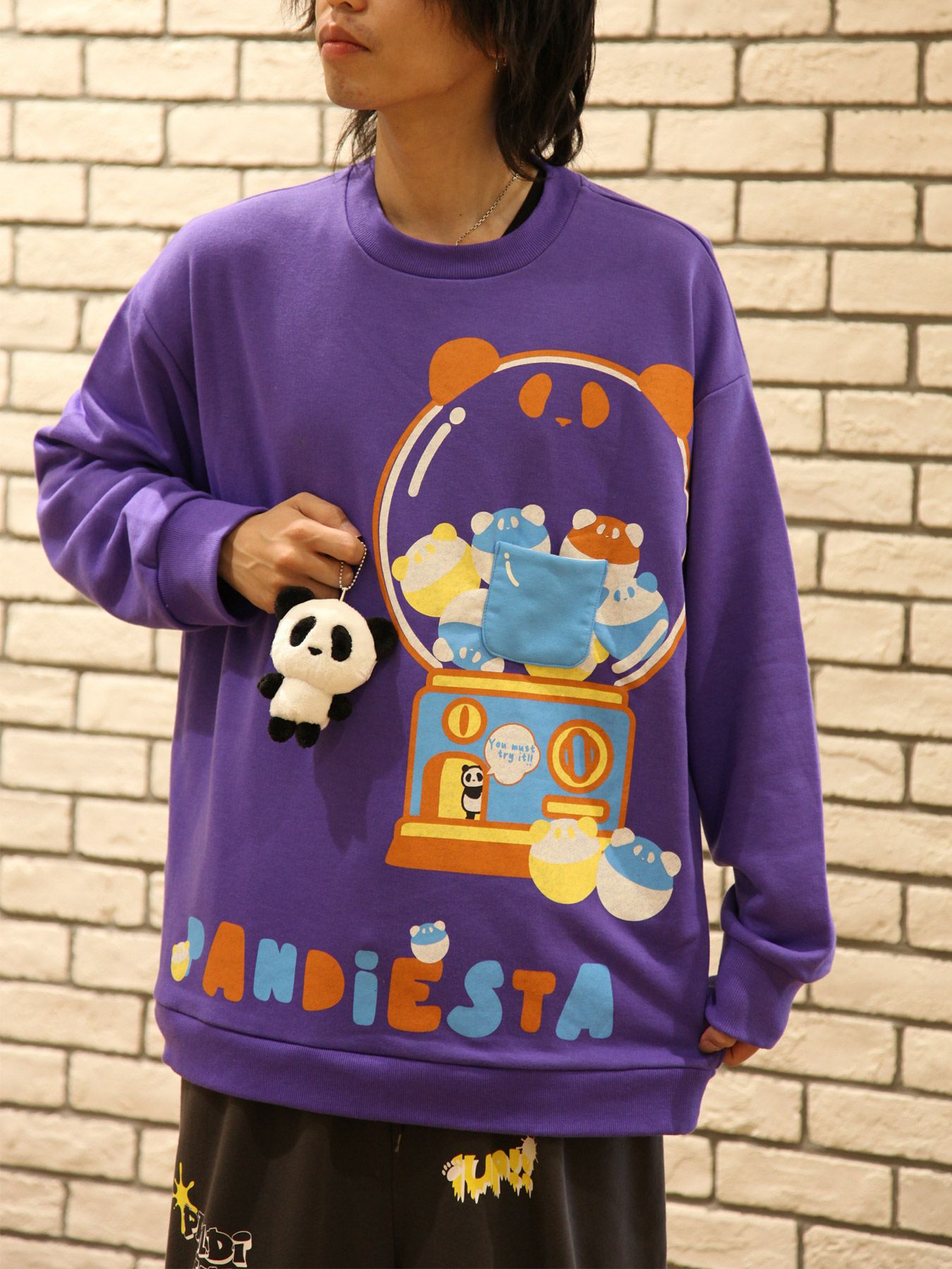 ≪30%OFF≫【PANDIESTA JAPAN】“ガチャパンダ”ぬいぐるみ付きBIG