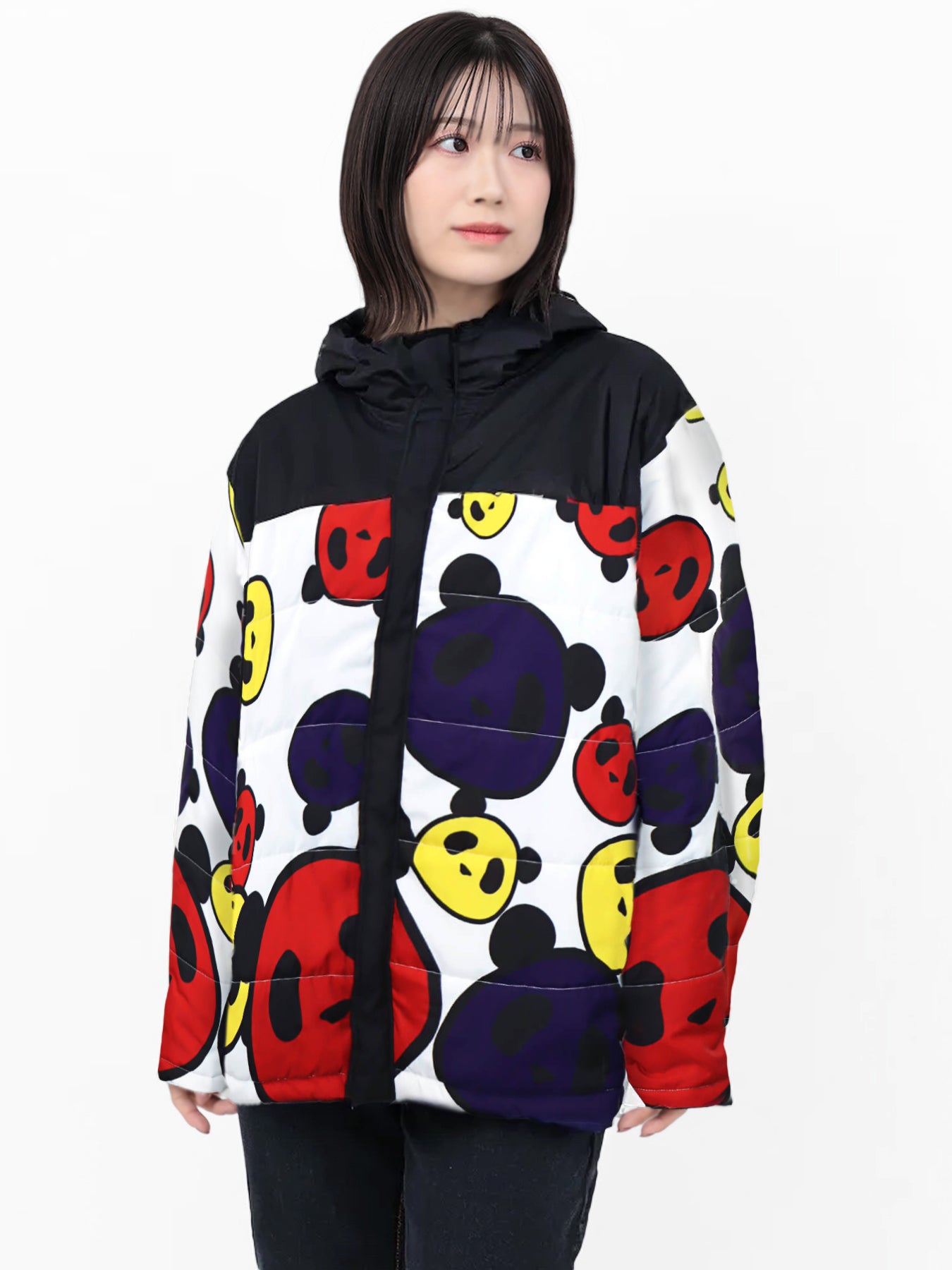 ≪40%OFF≫【PANDIESTA JAPAN】“パンダだらけ”なりきりフード中綿