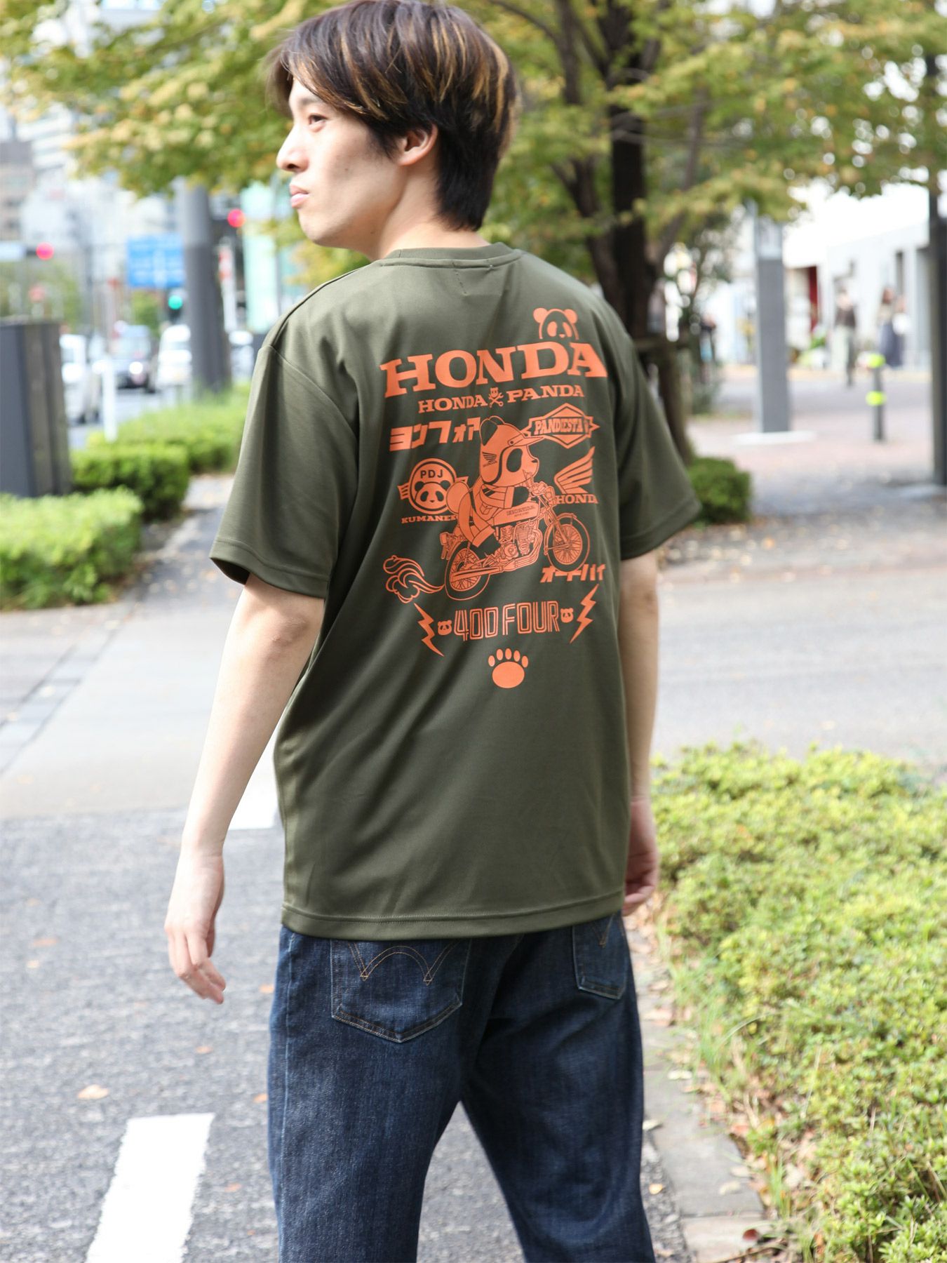 ≪40%OFF≫【HONDA×PANDIESTA JAPAN】“CB400FOUR”DRYメッシュ素材T