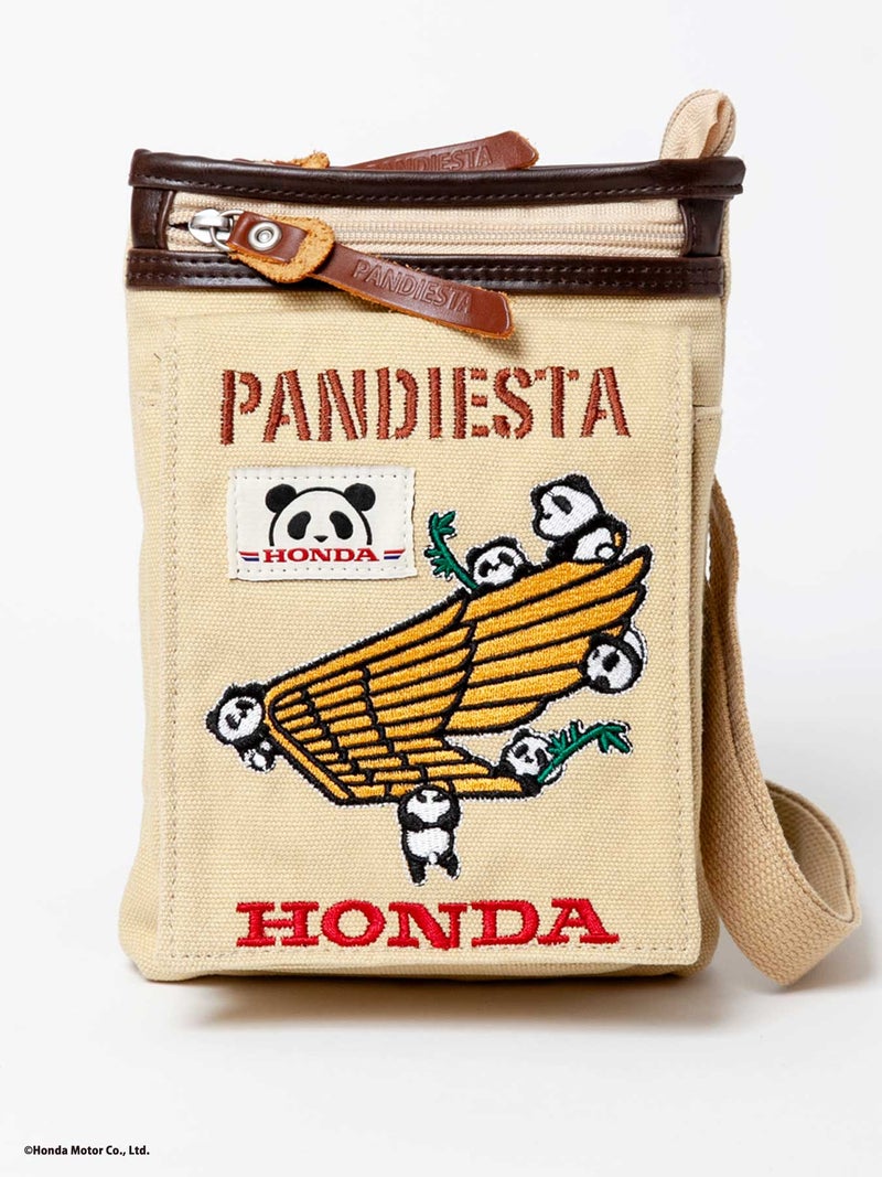 【HONDA×PANDIESTA JAPAN】“WING LOGO”刺繍入り2WAYシザーケース
