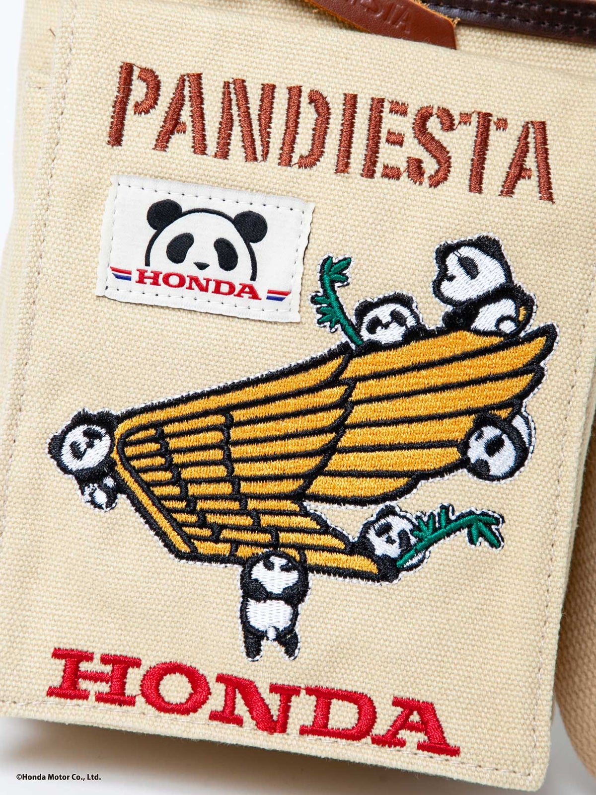 【HONDA×PANDIESTA JAPAN】“WING LOGO”刺繍入り2WAYシザーケース