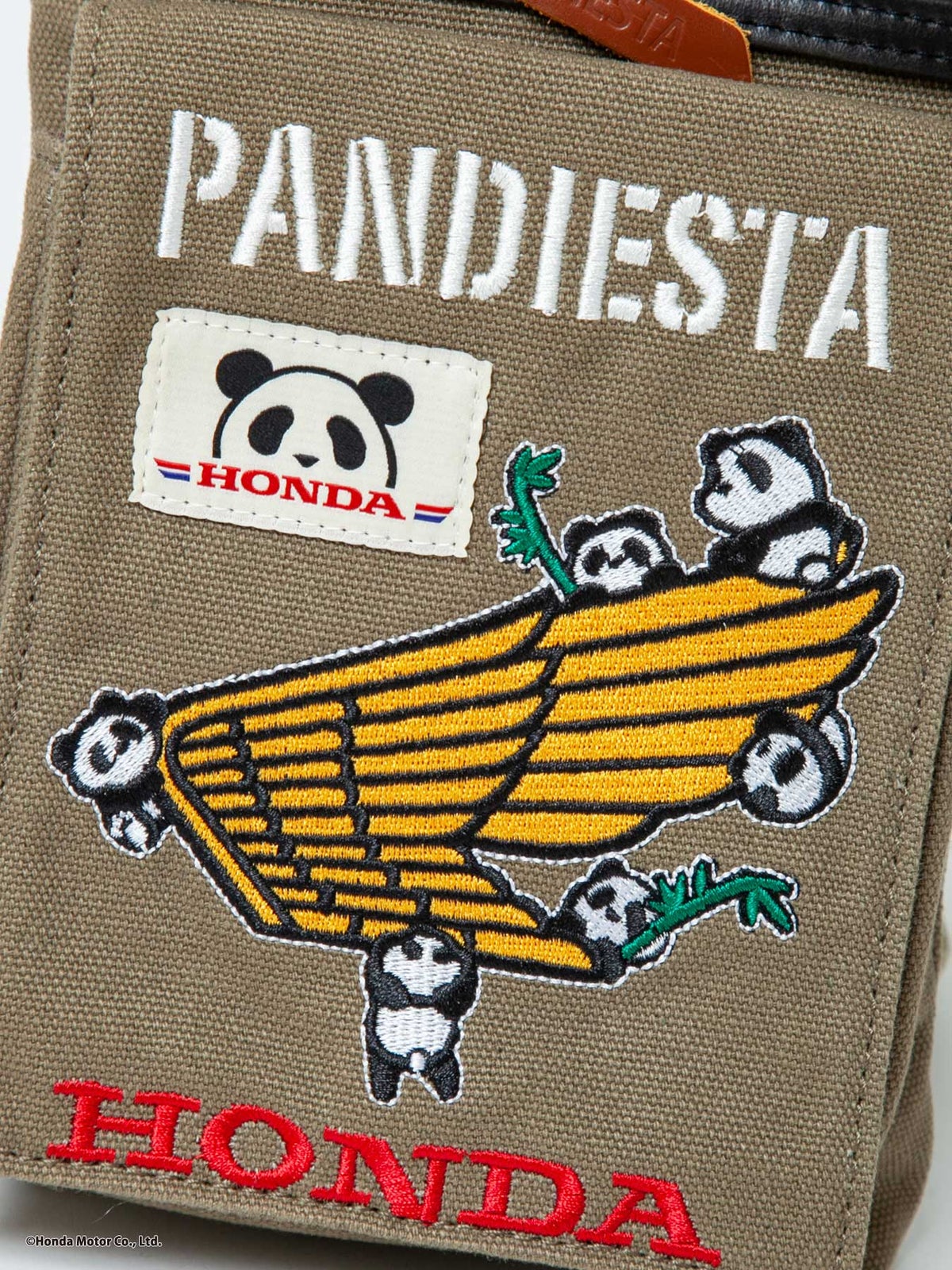【HONDA×PANDIESTA JAPAN】“WING LOGO”刺繍入り2WAYシザーケース