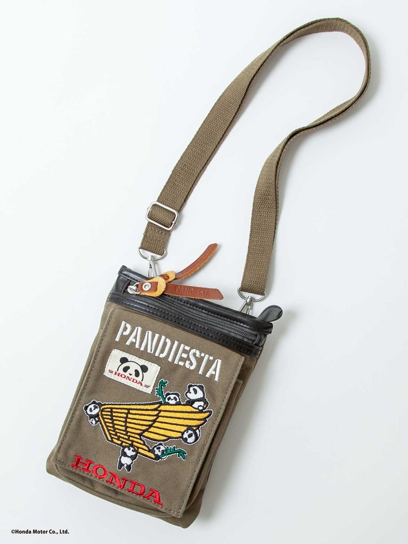 【HONDA×PANDIESTA JAPAN】“WING LOGO”刺繍入り2WAYシザーケース