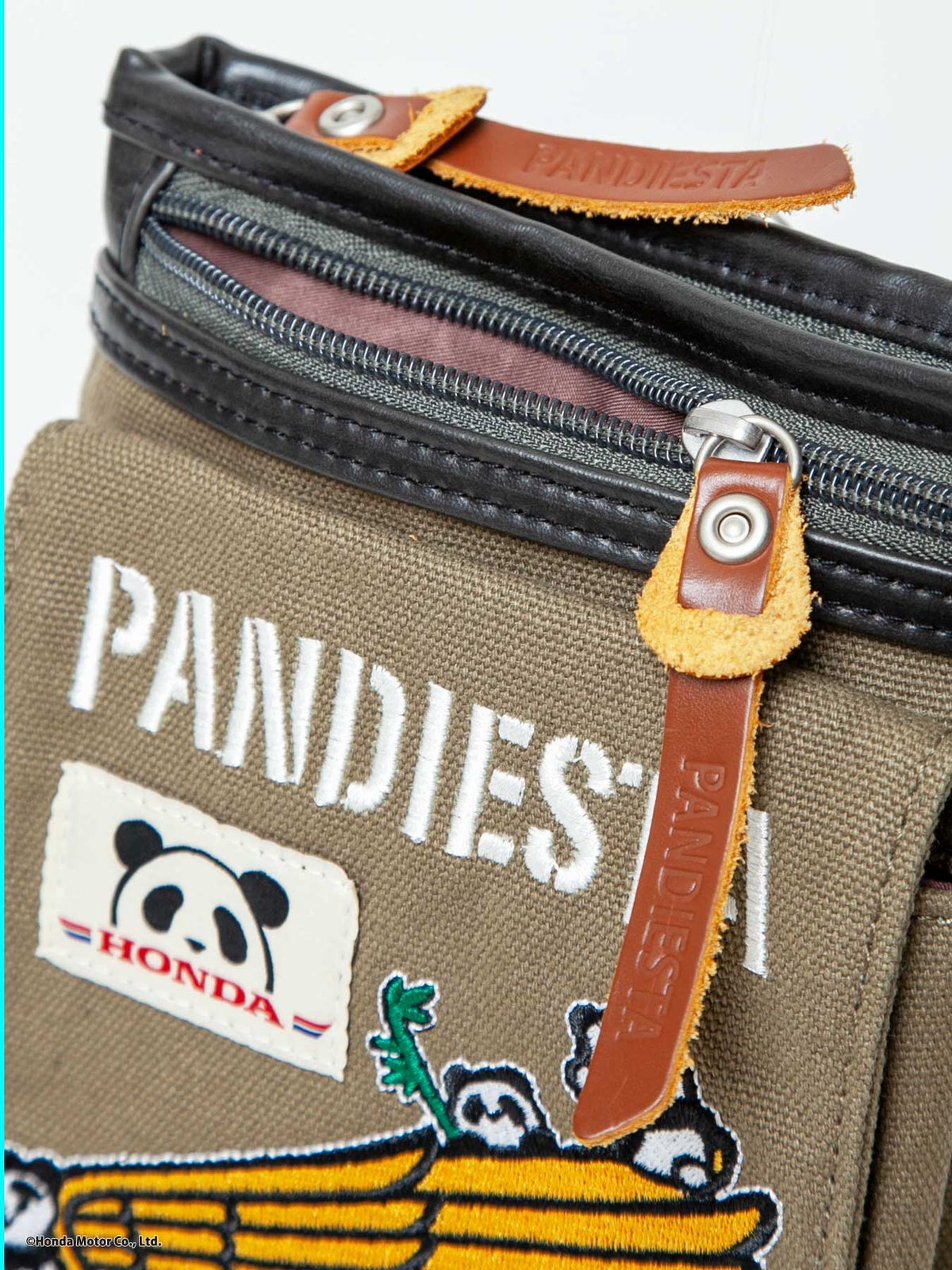 【HONDA×PANDIESTA JAPAN】“WING LOGO”刺繍入り2WAYシザーケース