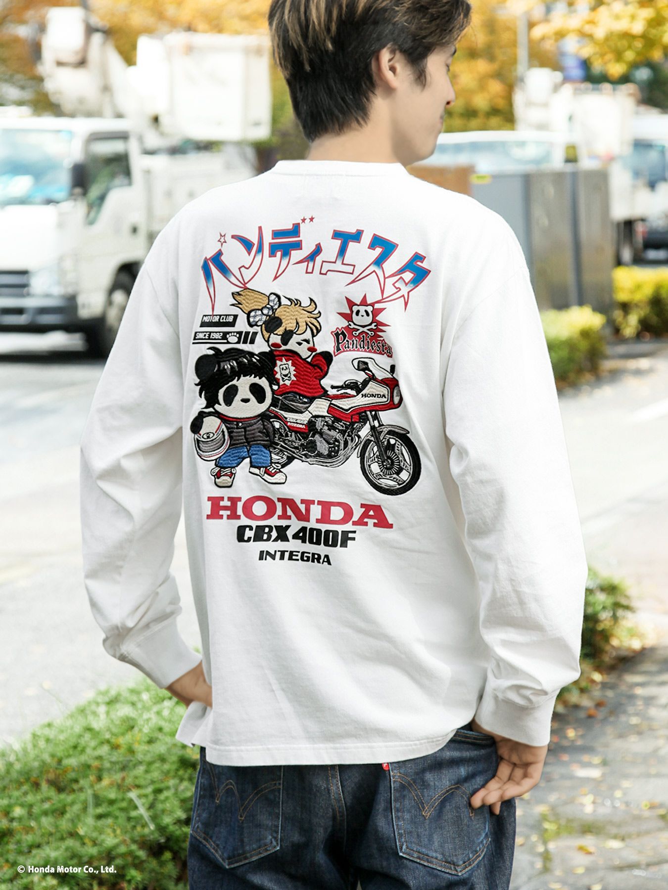HONDA×PANDIESTA JAPAN】“CBX400F INTEGRA SHOW-WA”刺繍入りロンT