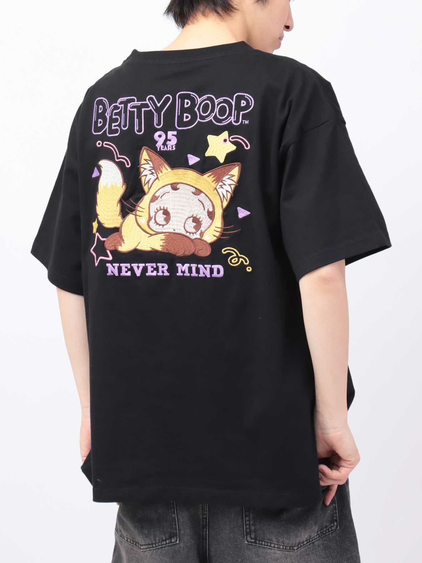 BETTY BOOP】“ベイビーキツネベティ”総刺繍Tシャツ〔別注〕 | 流儀圧搾