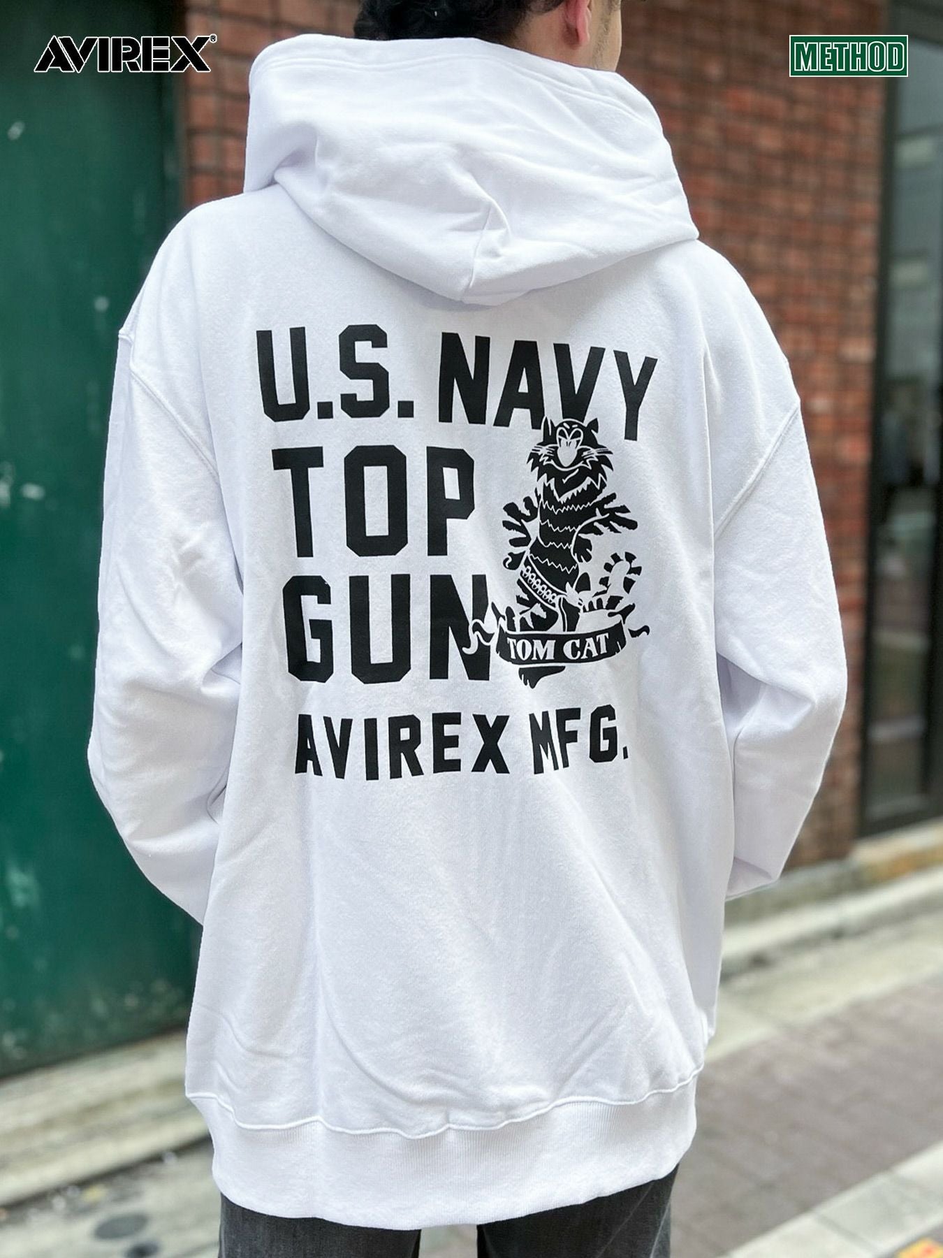≪40%OFF≫【AVIREX】“TOMCAT” SWEAT ZIP PARKA 〔LIMITED〕≪返品・取