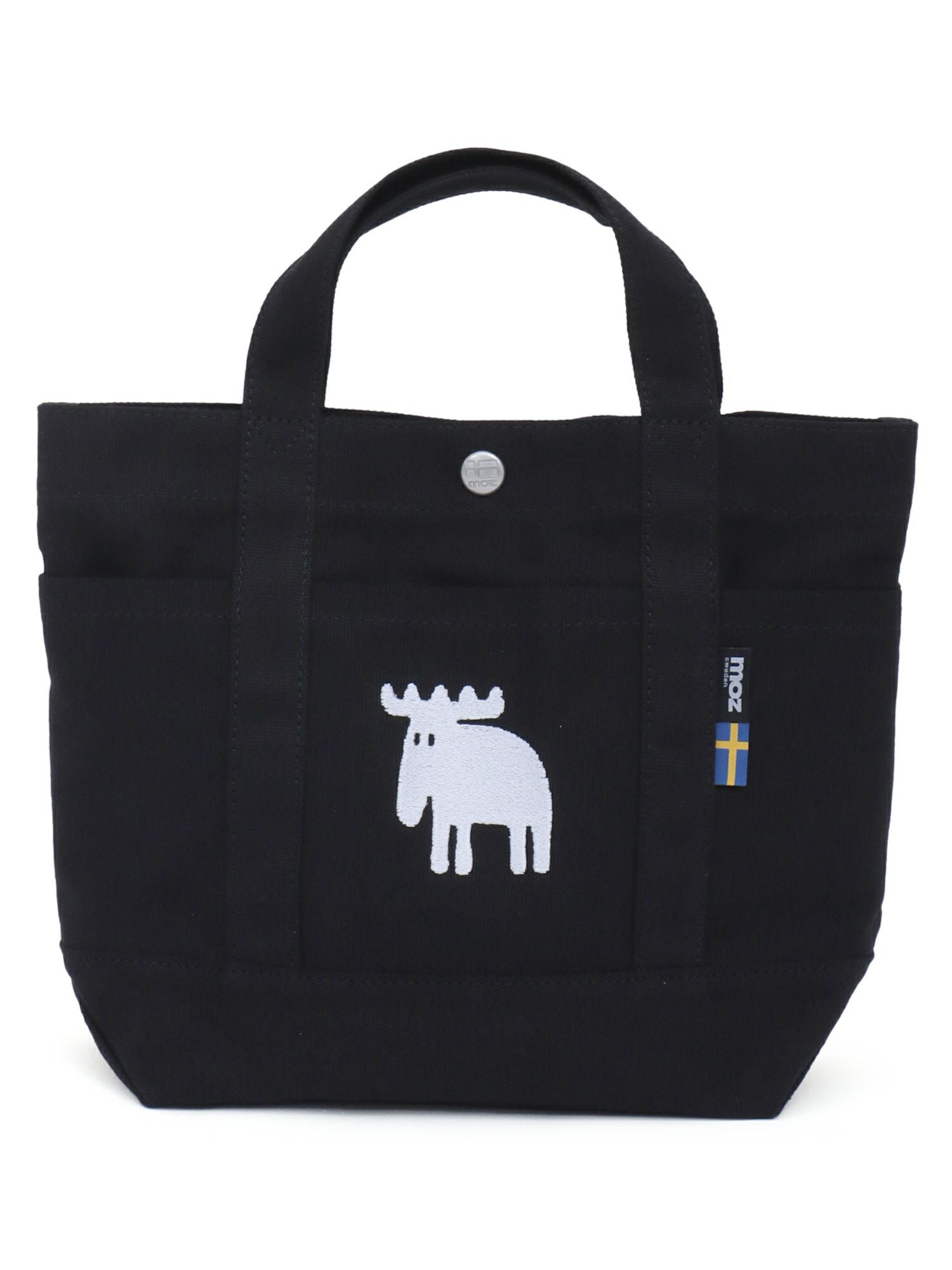 ≪30%OFF≫【moz】エルク刺繍入り帆布ミニトートバッグ≪返品・取寄