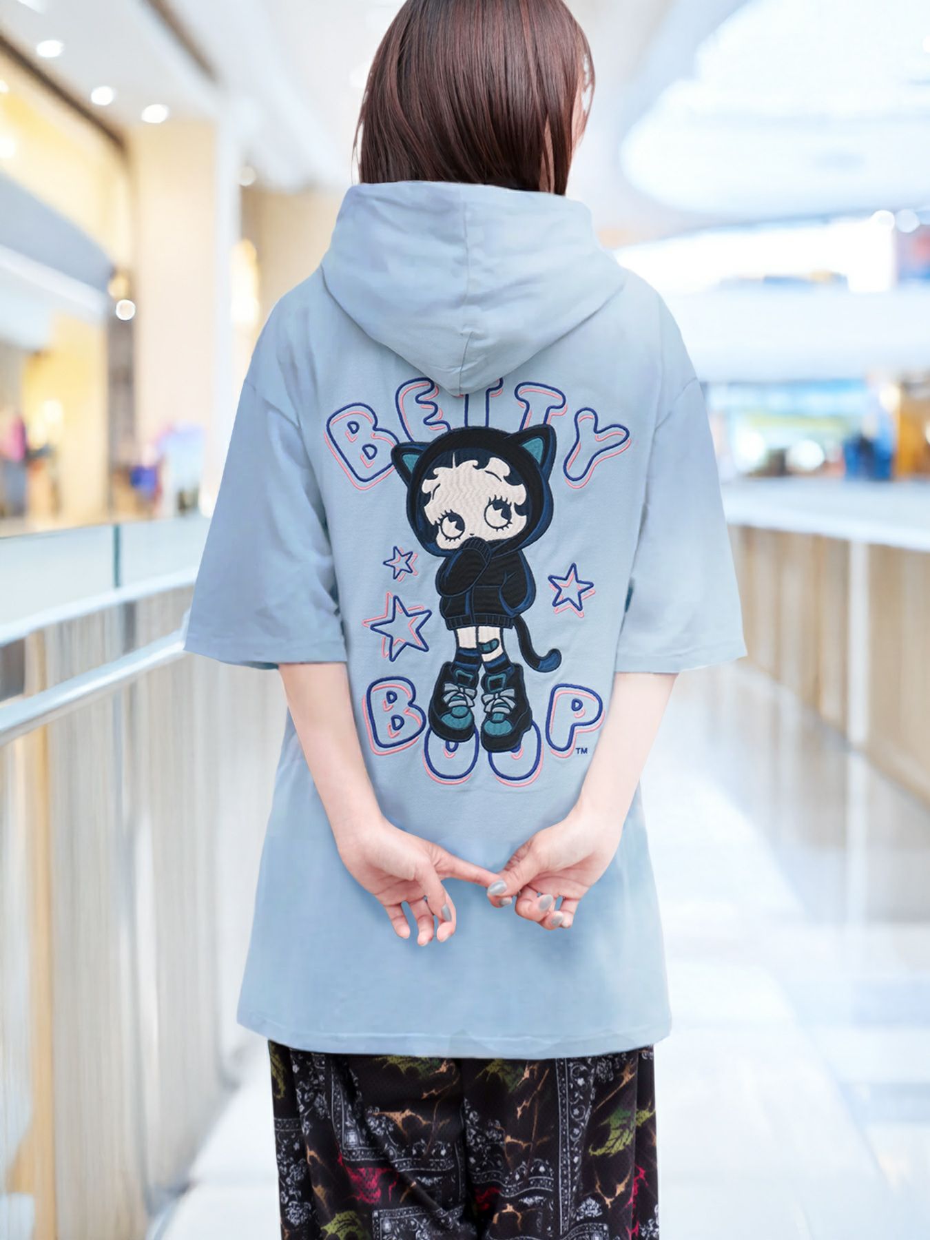 Booちゃん様　オーダー専用ページ BETTY BOOP NEVERMIND TEE BIG S/S HOODIE ベティーブープ ネバー