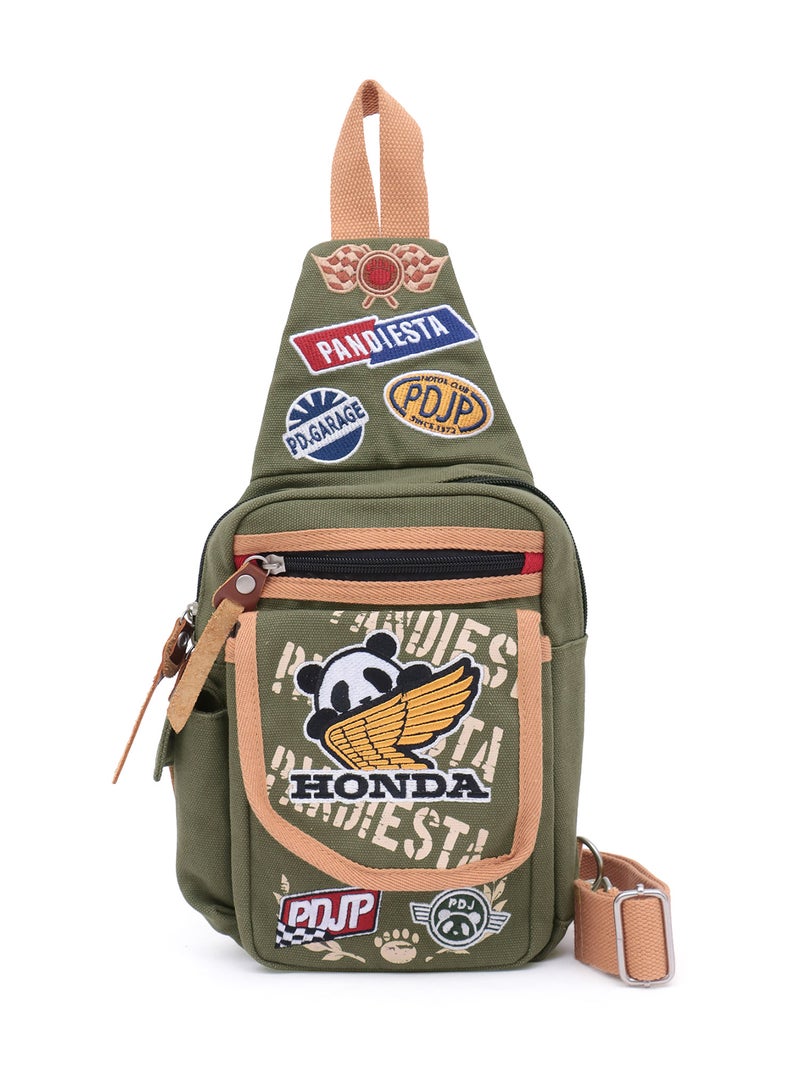  【HONDA×PANDIESTA JAPAN】“パンダウィング”ミリタリーワンショルダーバッグ