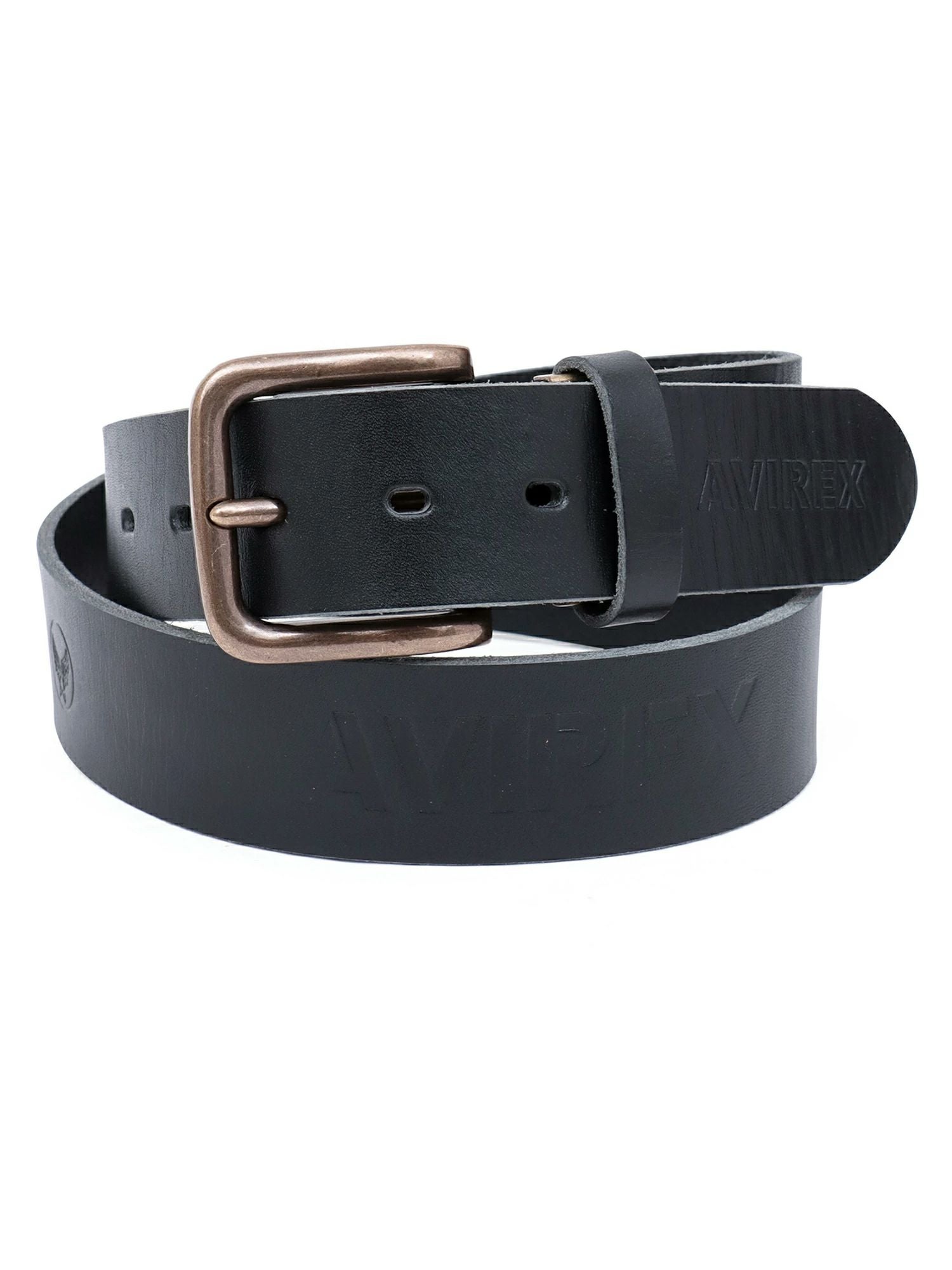 AVIREX】LOGO COW LEATHER BELT〔LIMITED〕 | 流儀圧搾 ONLINE SHOP