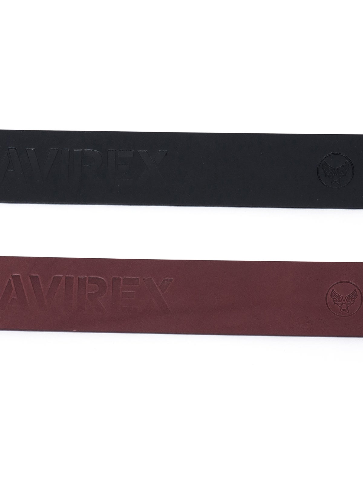  【AVIREX】AIR FORCE MARK BUCKLE COW LEATHER BELT〔LIMITED〕