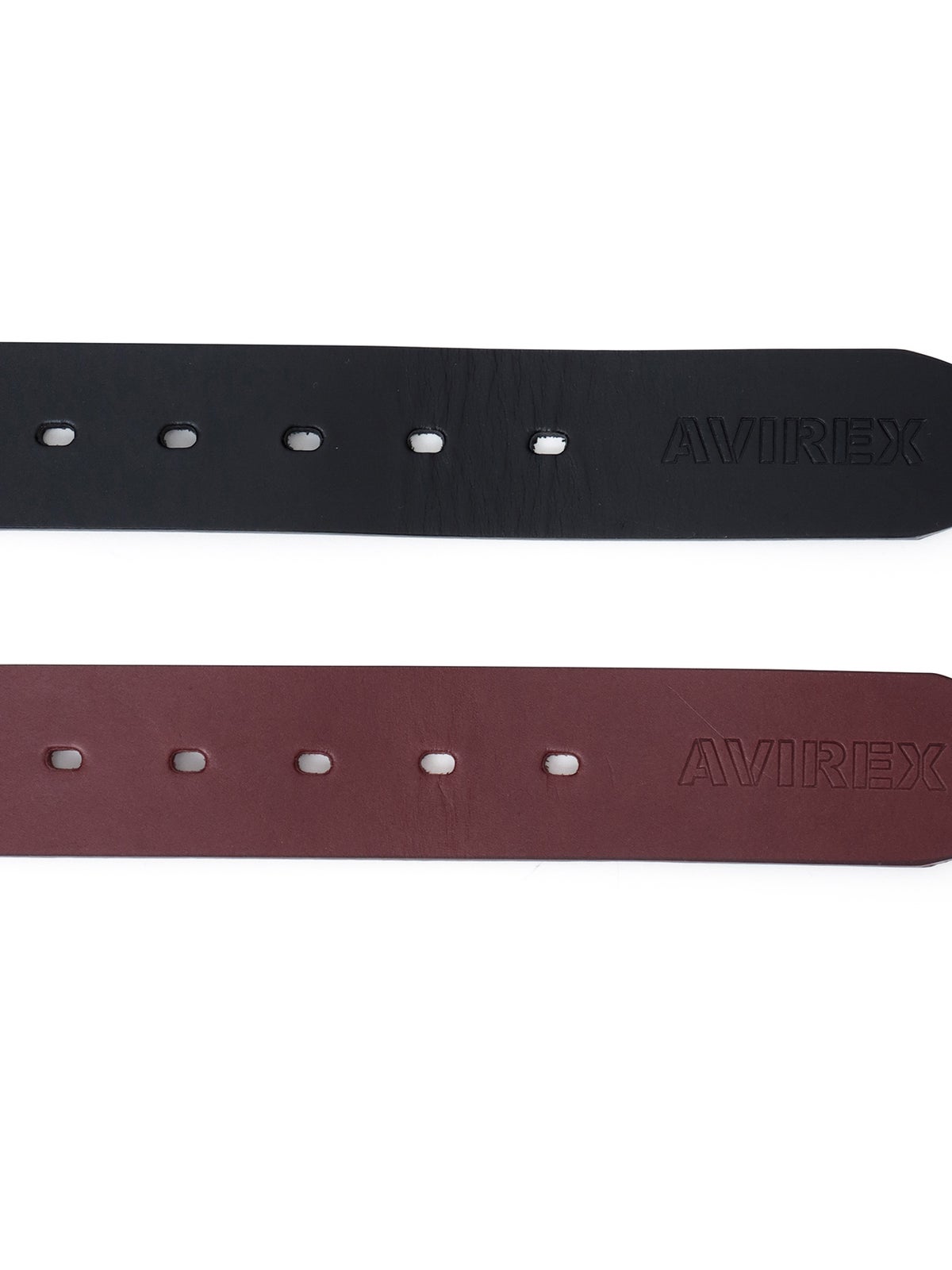  【AVIREX】AIR FORCE MARK BUCKLE COW LEATHER BELT〔LIMITED〕