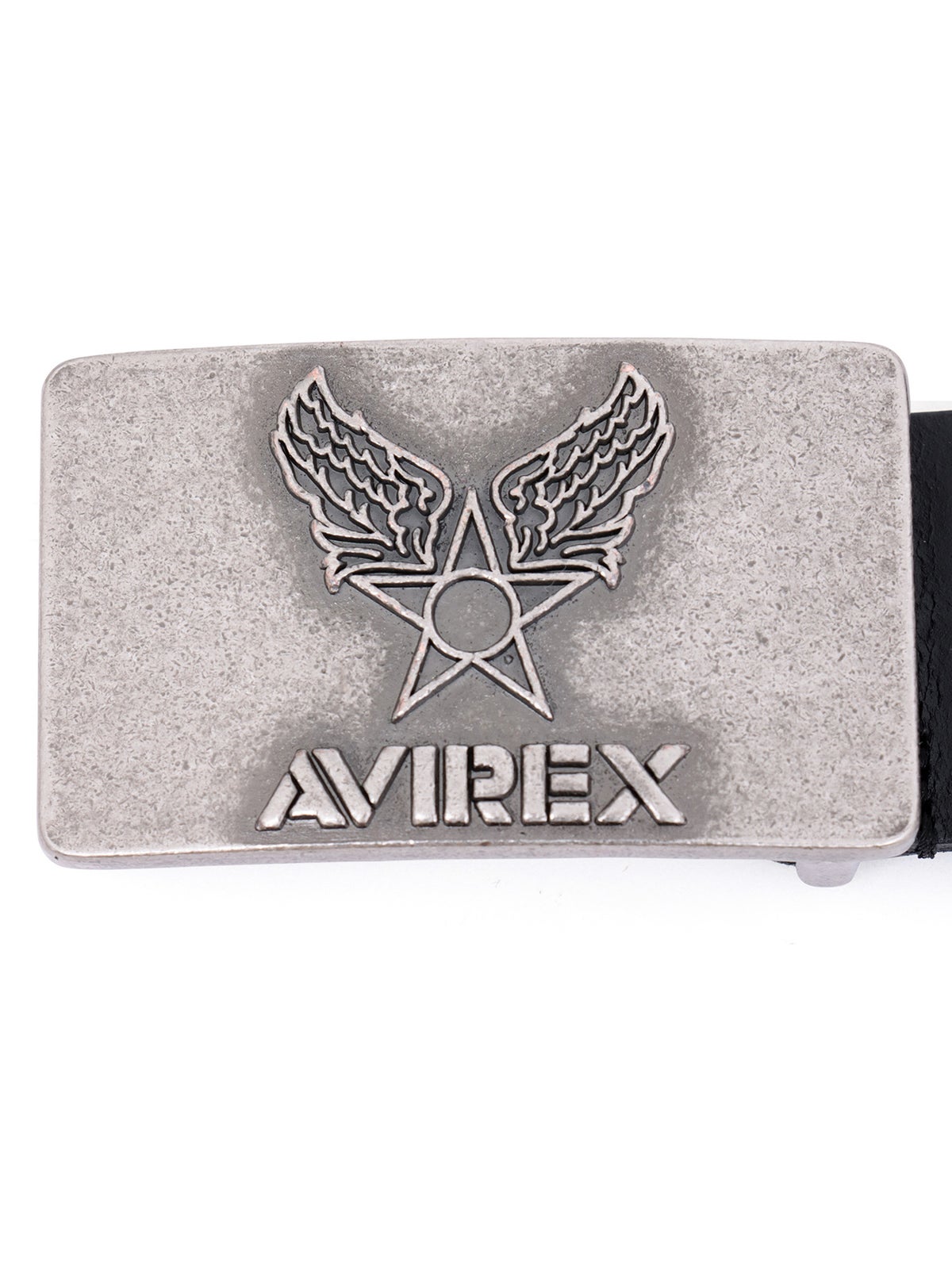  【AVIREX】AIR FORCE MARK BUCKLE COW LEATHER BELT〔LIMITED〕