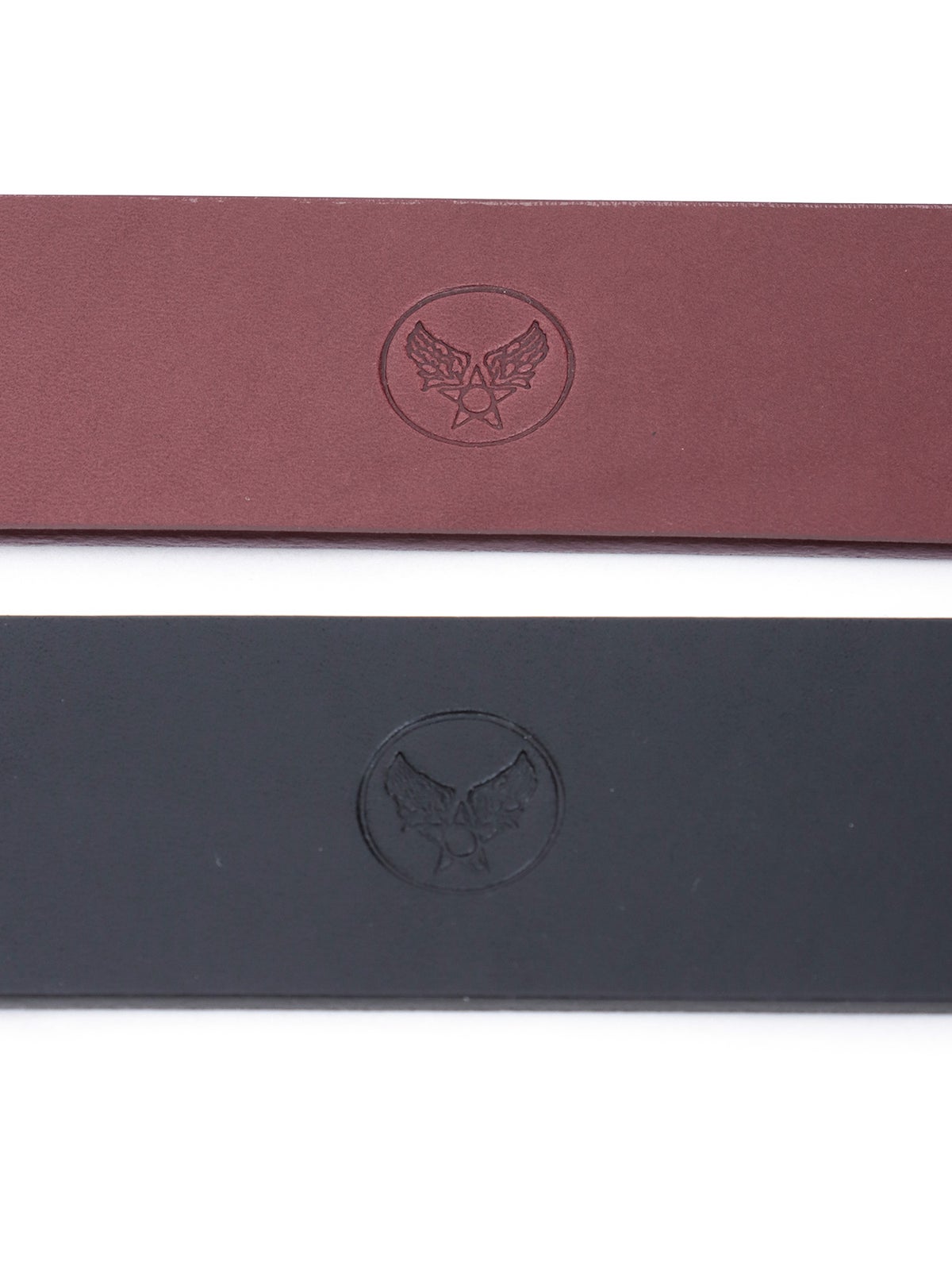  【AVIREX】AIR FORCE MARK BUCKLE COW LEATHER BELT〔LIMITED〕