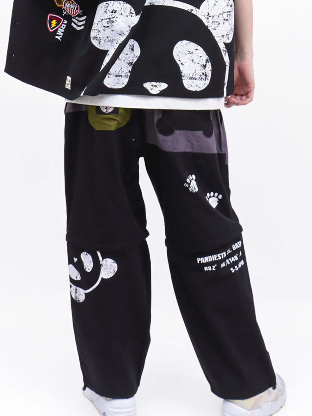 【PANDIESTA JAPAN】ナイロン切替ミリタリー2WAYパンツ