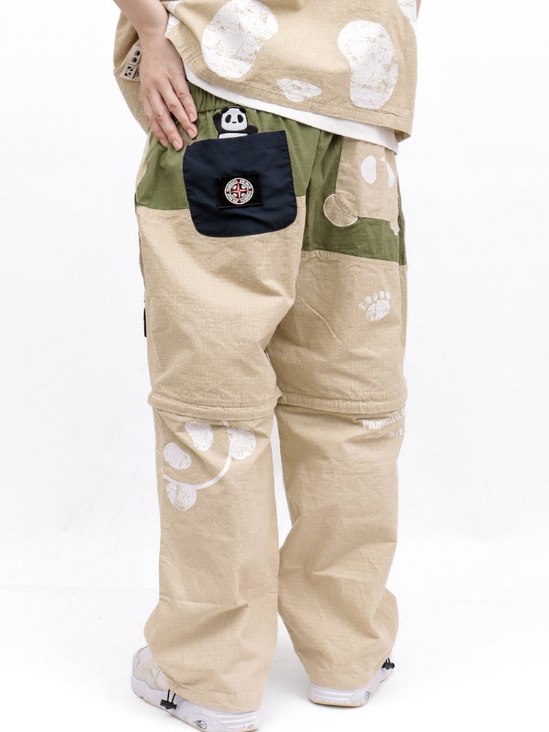 【PANDIESTA JAPAN】ナイロン切替ミリタリー2WAYパンツ