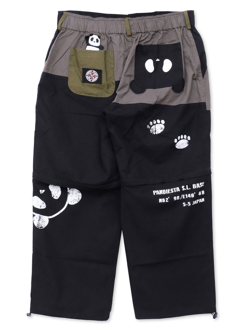 【PANDIESTA JAPAN】ナイロン切替ミリタリー2WAYパンツ