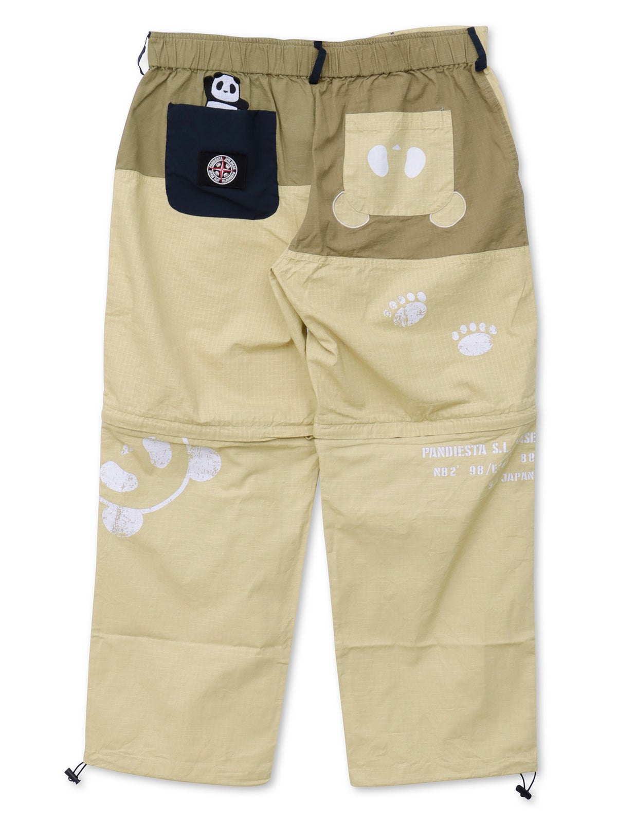 【PANDIESTA JAPAN】ナイロン切替ミリタリー2WAYパンツ