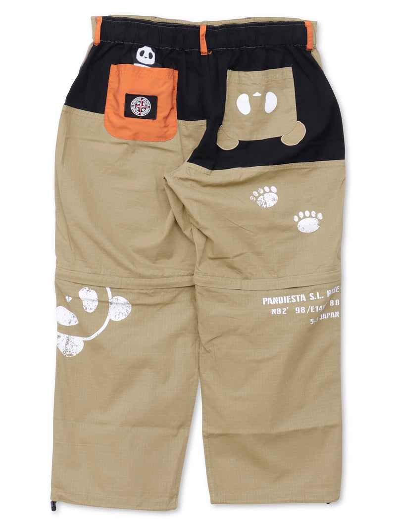 【PANDIESTA JAPAN】ナイロン切替ミリタリー2WAYパンツ