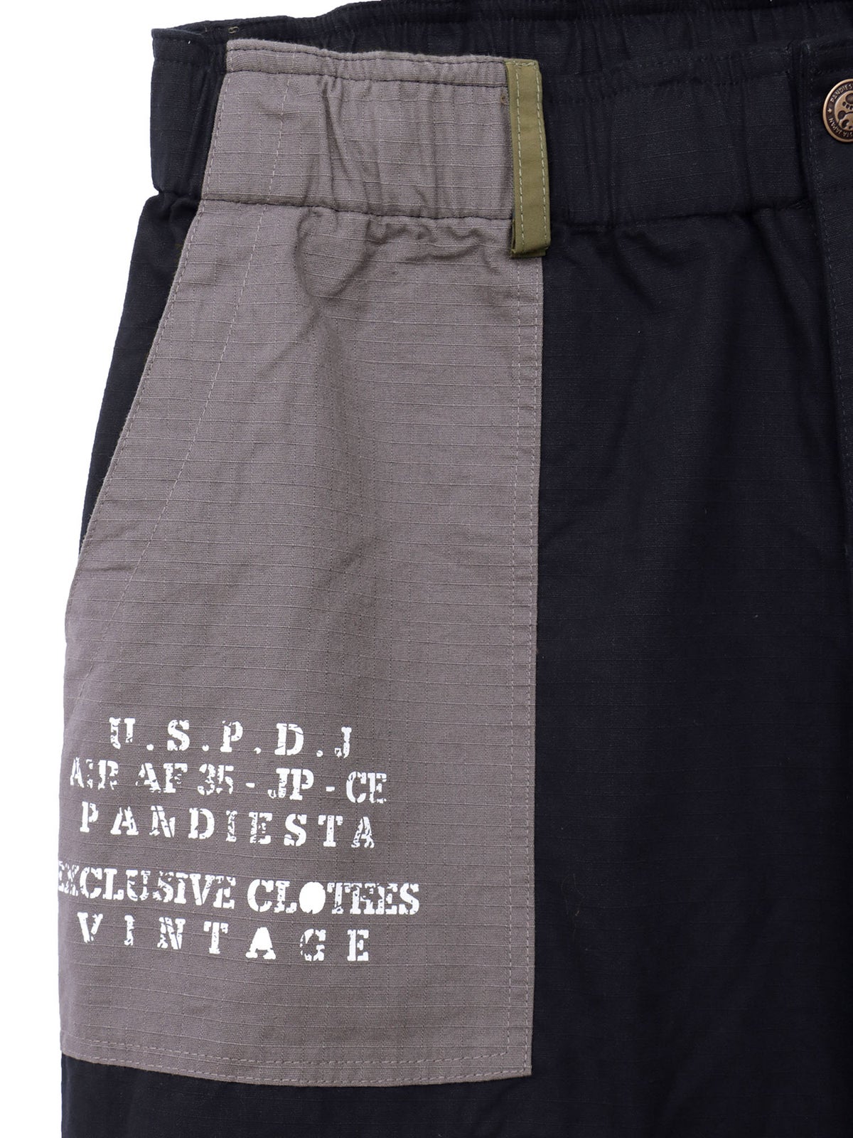 【PANDIESTA JAPAN】ナイロン切替ミリタリー2WAYパンツ