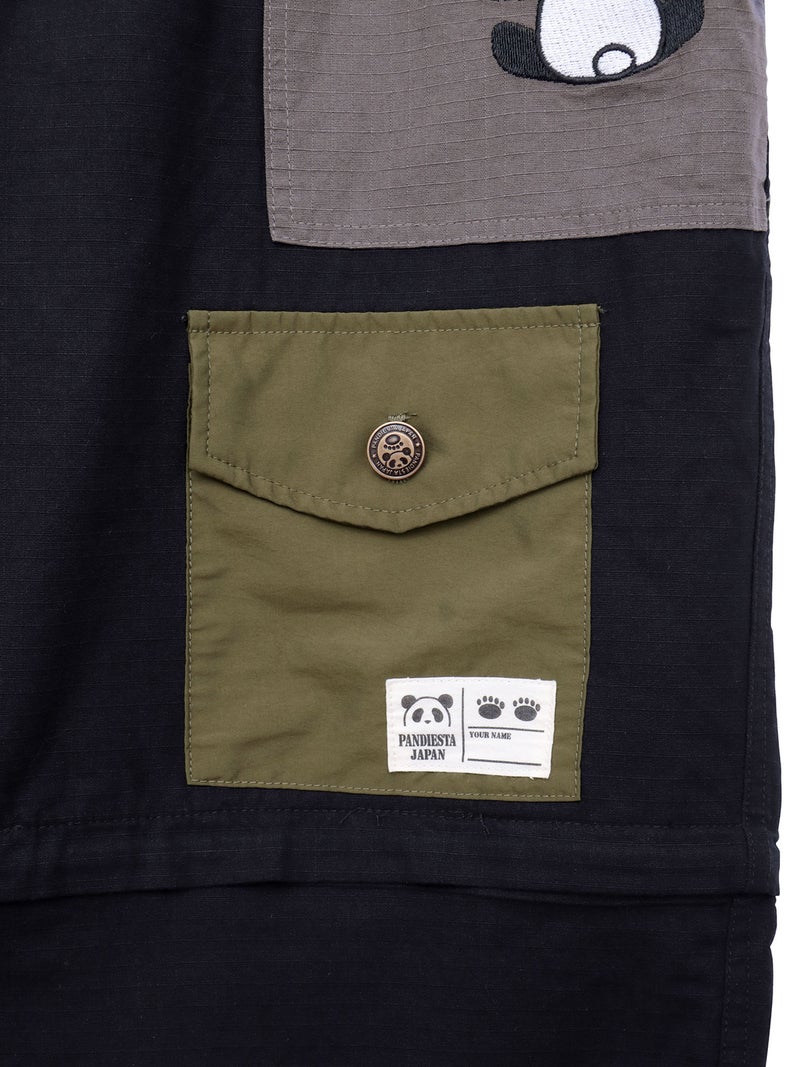 【PANDIESTA JAPAN】ナイロン切替ミリタリー2WAYパンツ