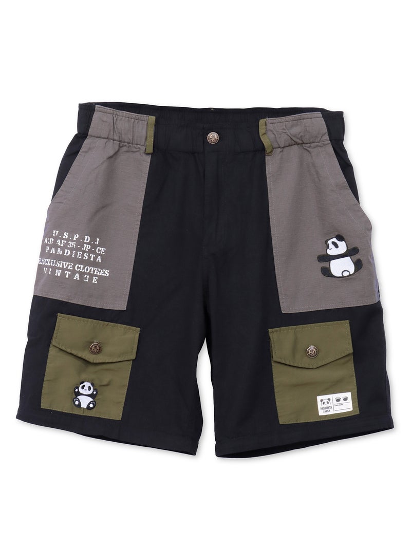 【PANDIESTA JAPAN】ナイロン切替ミリタリー2WAYパンツ