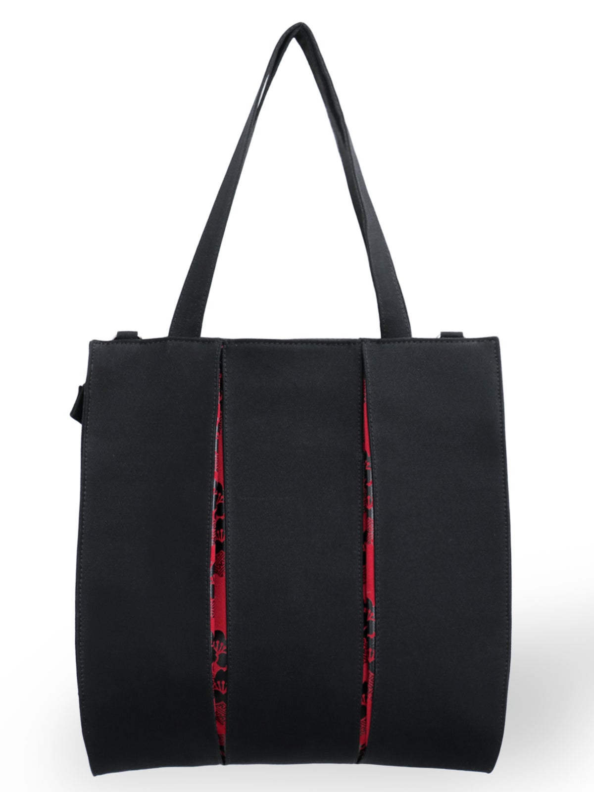 【雅結】桜刺繍 和生地切り替え2WAYタックトートバッグ